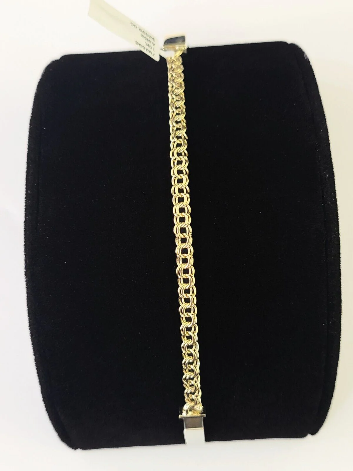 10k Chino ID Bracelet Yellow Gold 5 Inches Box Lock Real 10kt Small - Image 2