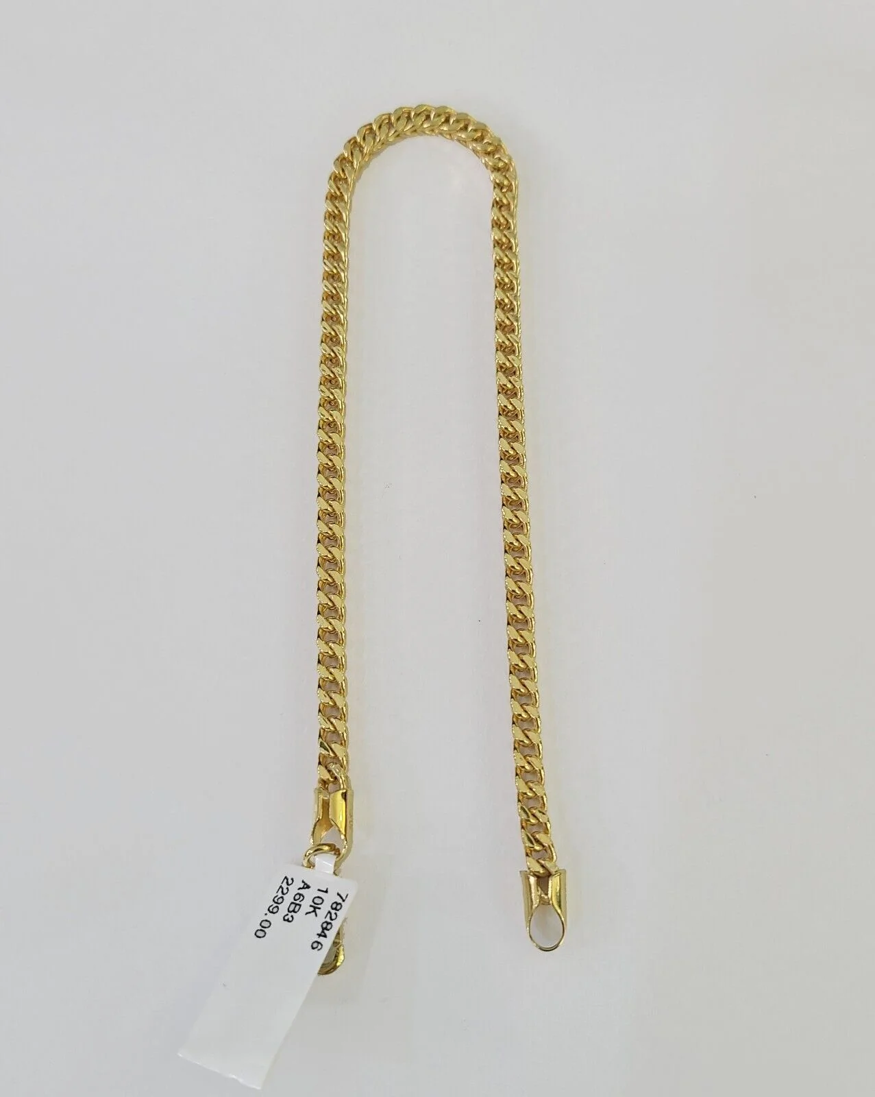 10k Franco Bracelet 4mm 9" Inch Yellow Gold Men Women Link Real 10kt - Image 7