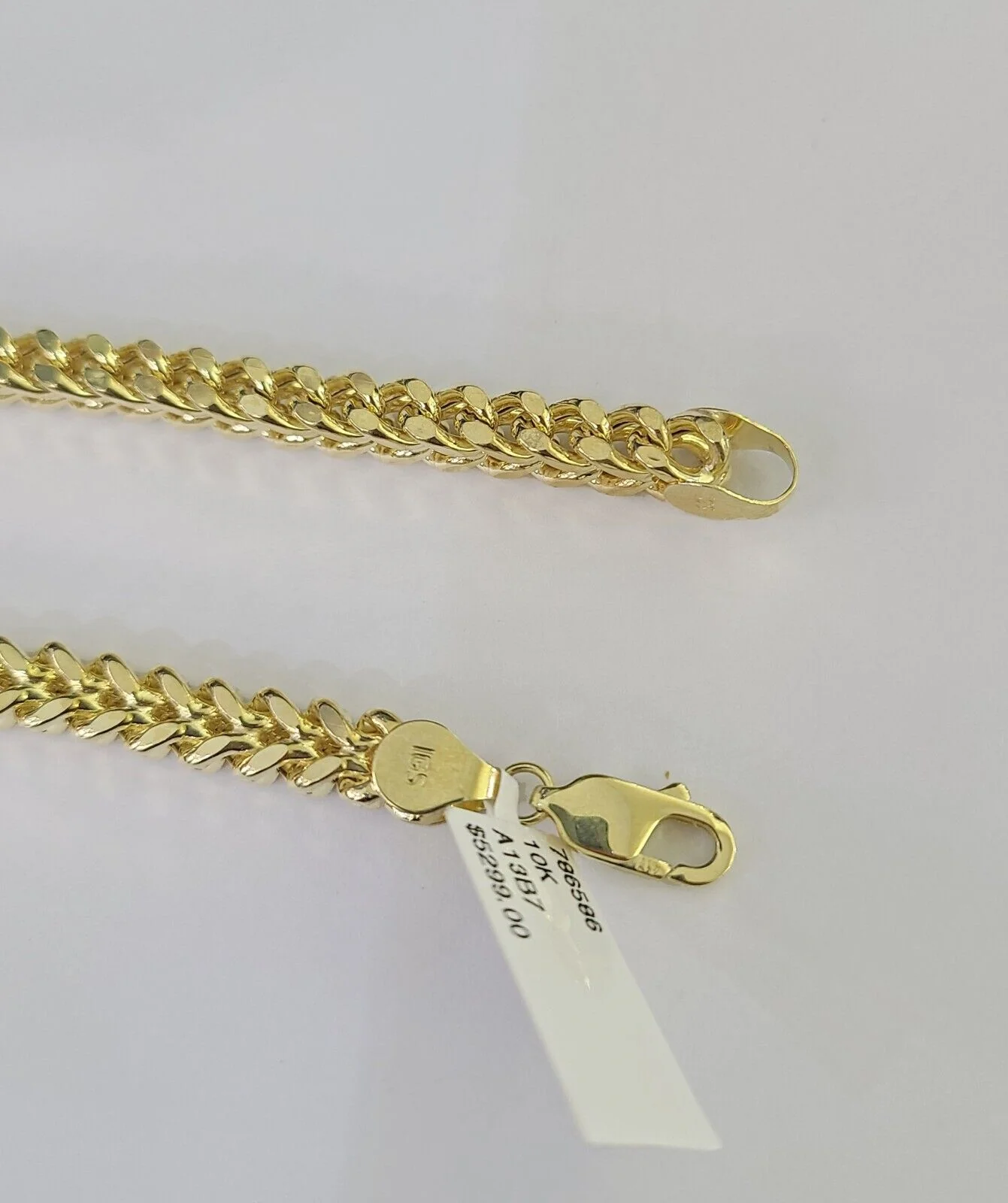 10k Franco Bracelet 6mm 8" Inch Yellow Gold Men Women Link Real 10kt - Image 5