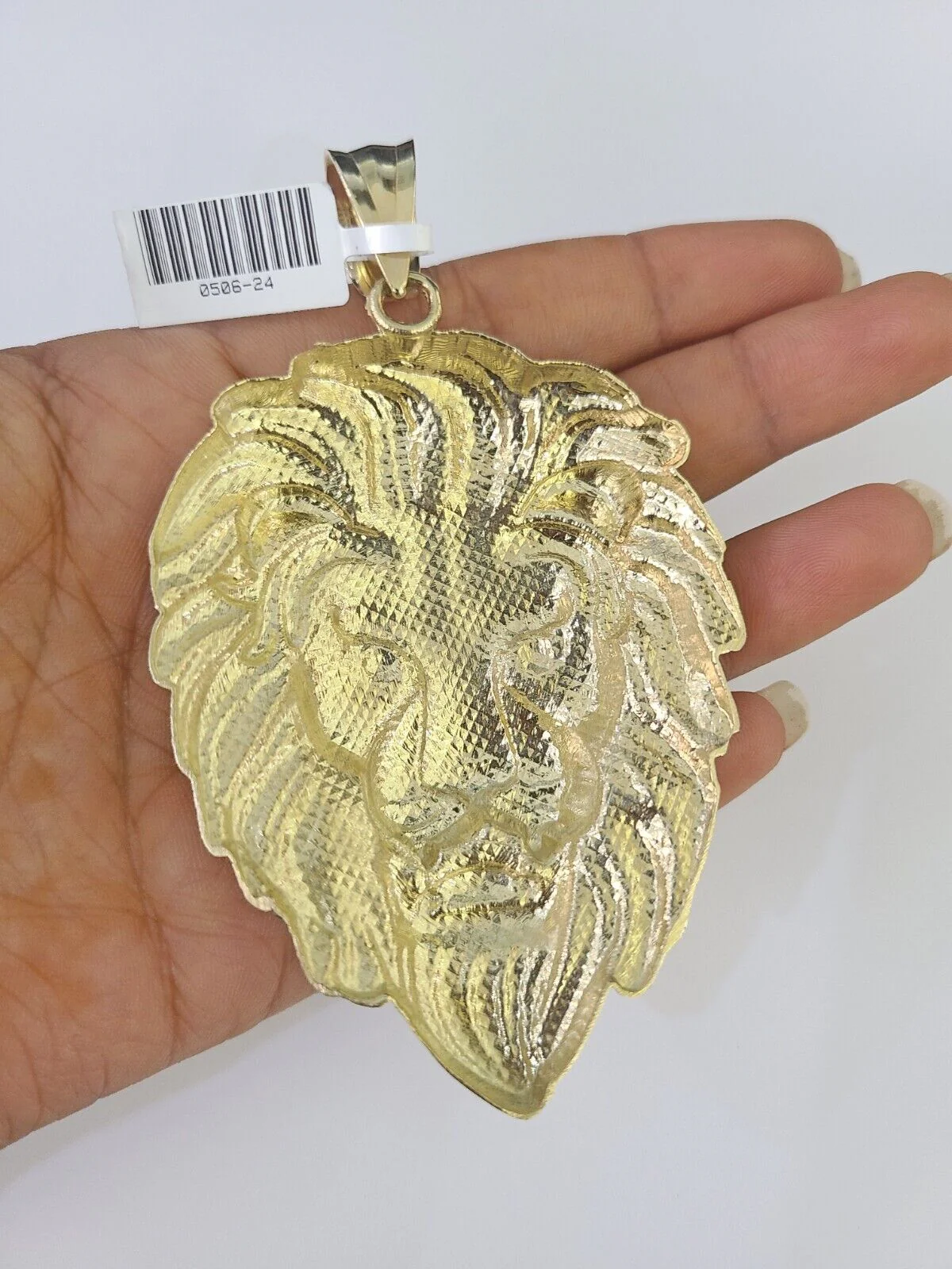 10k Gold Byzantine Necklace Lion Charm 20-30 inches 9mm REAL Yellow SET Chain - Image 7