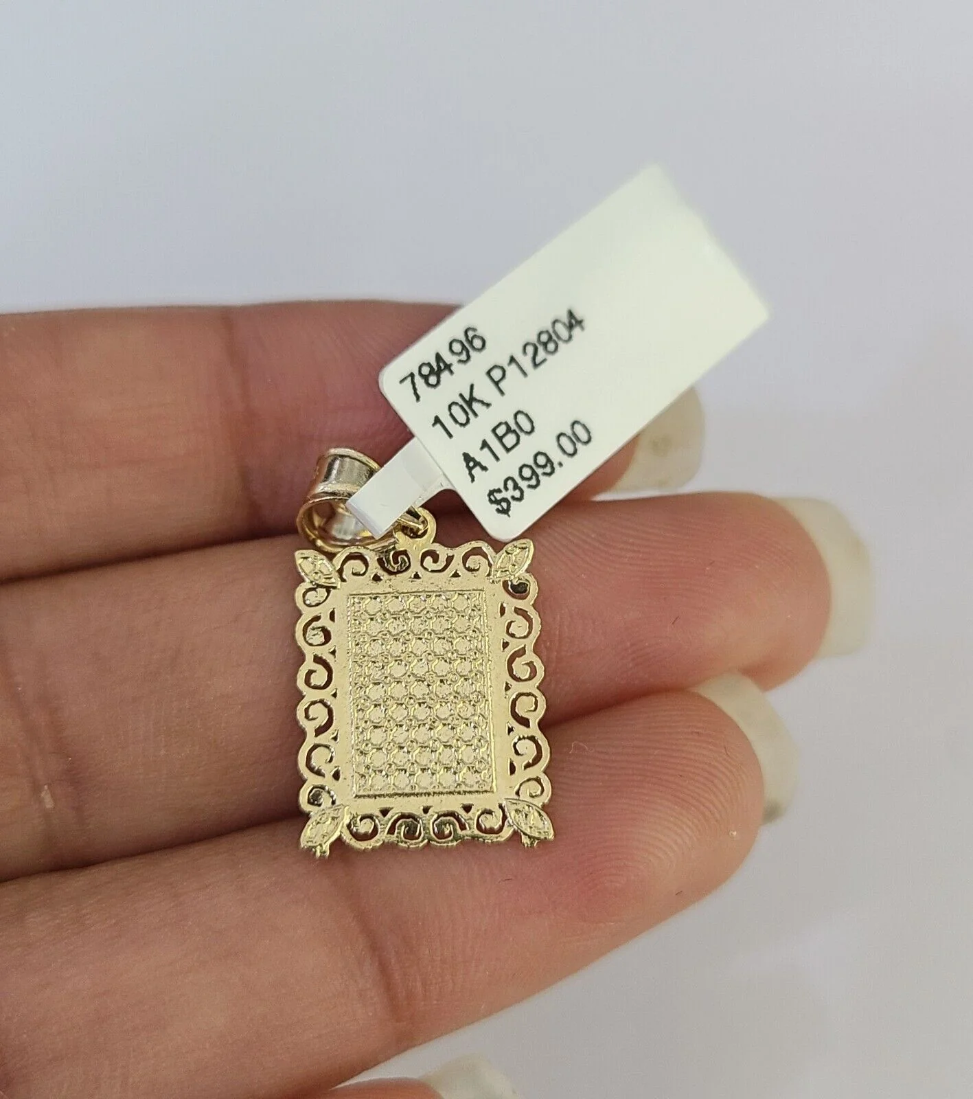 10k Gold Initial G Charm Rope Chain 16"-26" 2.5mm SET Necklace Alphabet Pendant - Image 8