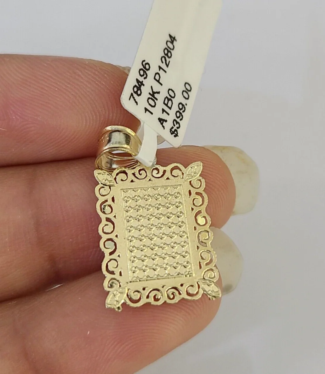 10k Gold Initial N Charm Rope Chain 16"-26" 2.5mm SET Necklace Alphabet Pendant - Image 8