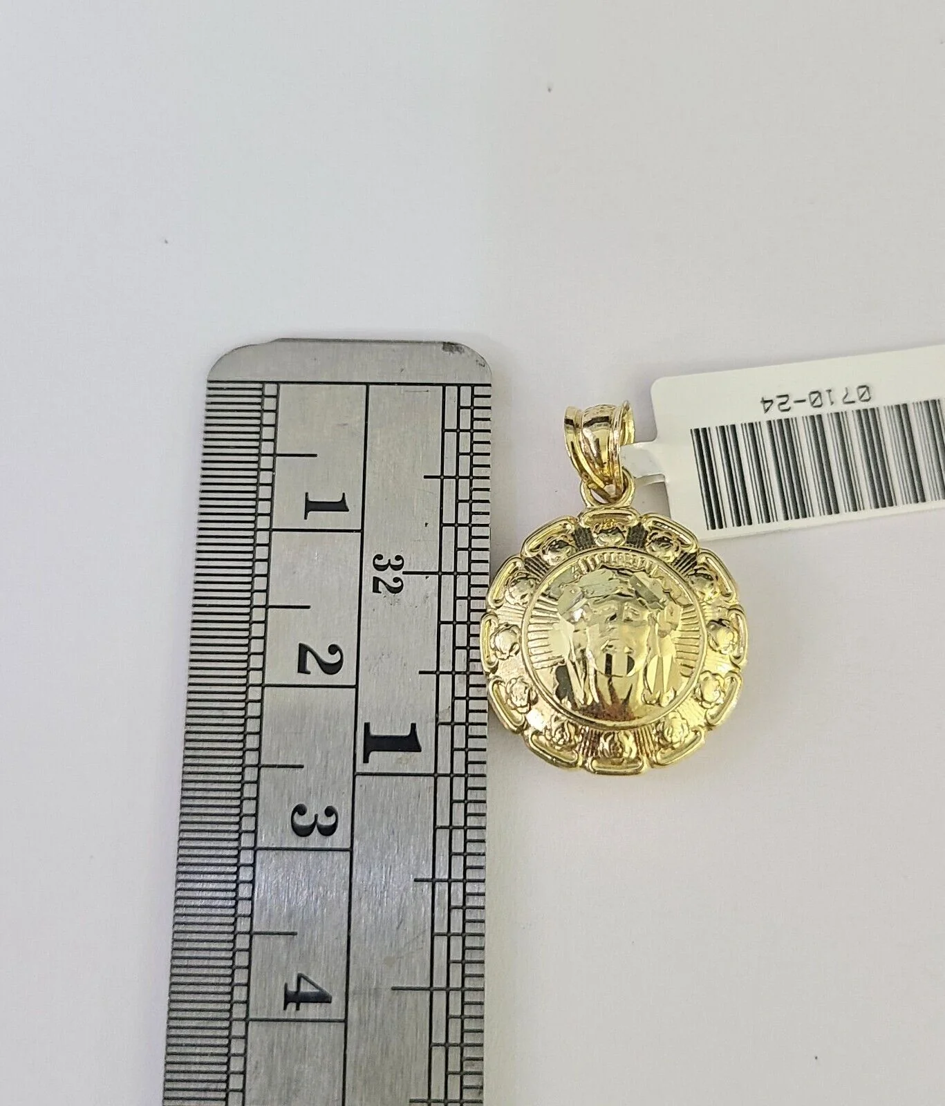 10K Gold Miami Cuban Chain Jesus Mary 18"-28" 3mm REAL Pendant Necklace SET - Image 4
