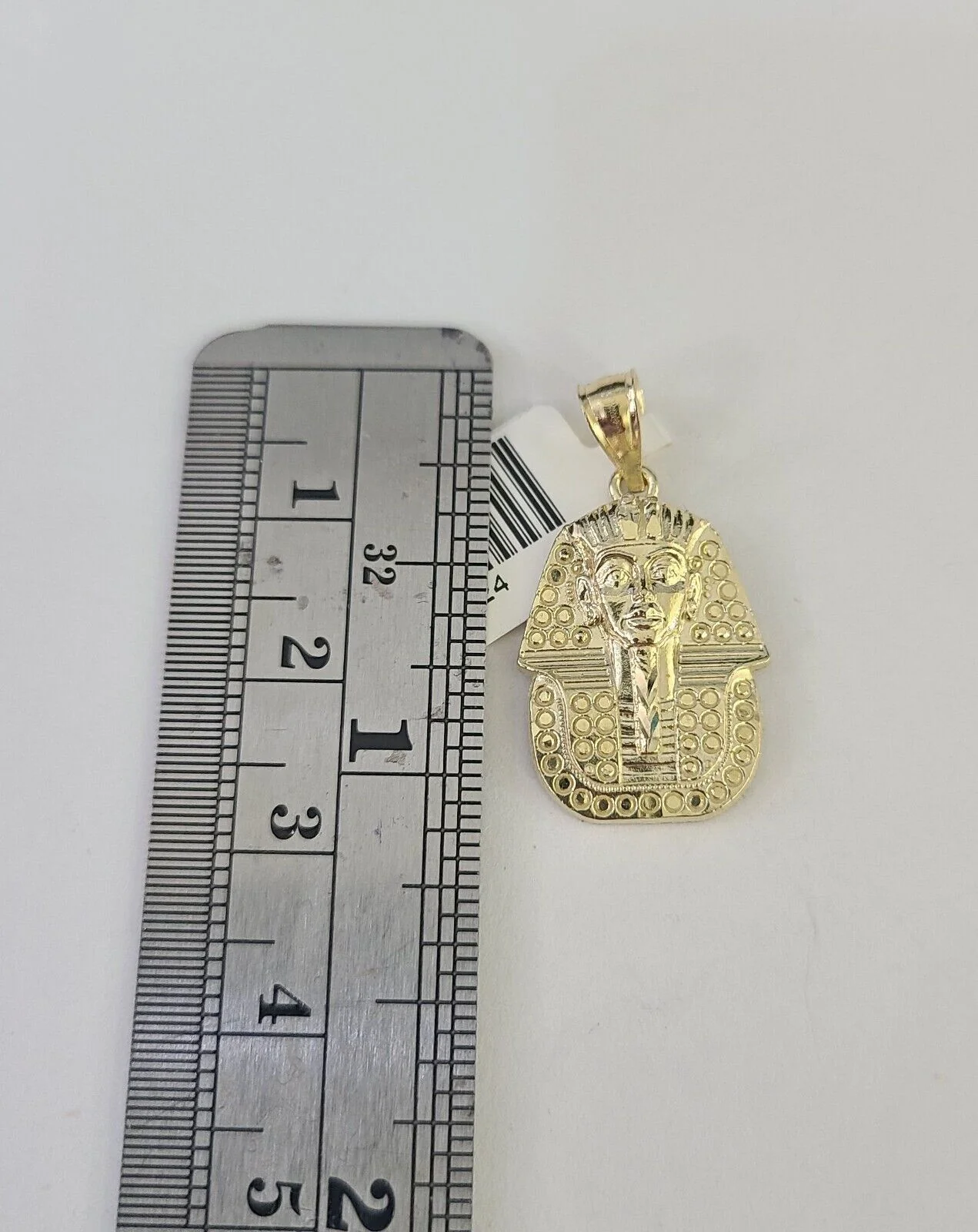 10K Gold Miami Cuban Chain Pharaoh Charm 18"-30" 3mm REAL Pendant - Image 3