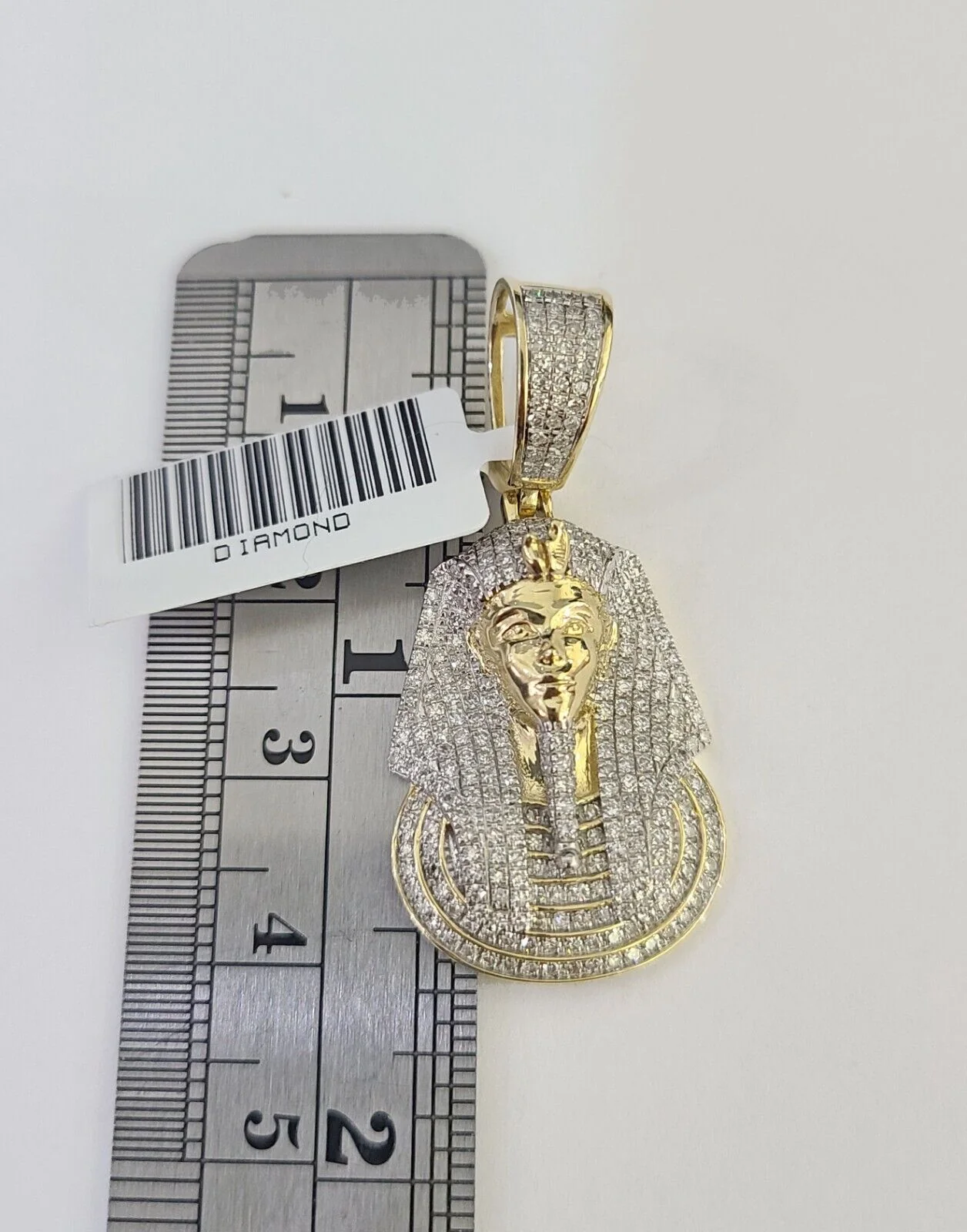 10k Miami Cuban Chain Pharaoh Charm Set 4.5mm 20"-28" Necklace Pendant Gold - Image 6