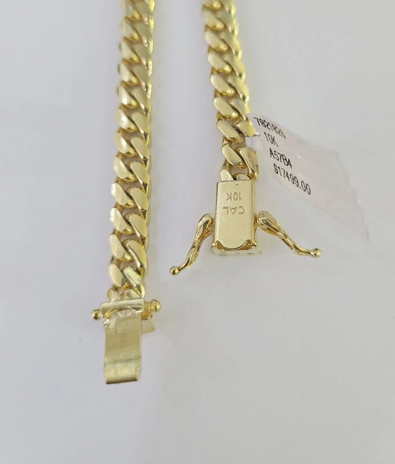 10k Miami Cuban Link Chain Necklace Solid Yellow Gold 6mm 18-26 Inches Real - Image 4
