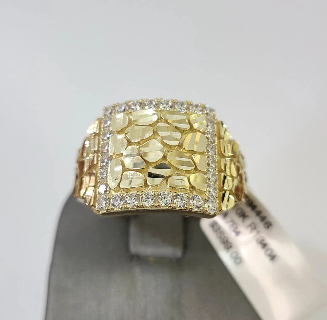 10k Nugget Ring Yellow Gold Women Men Real Genuine 10Kt - Image 3
