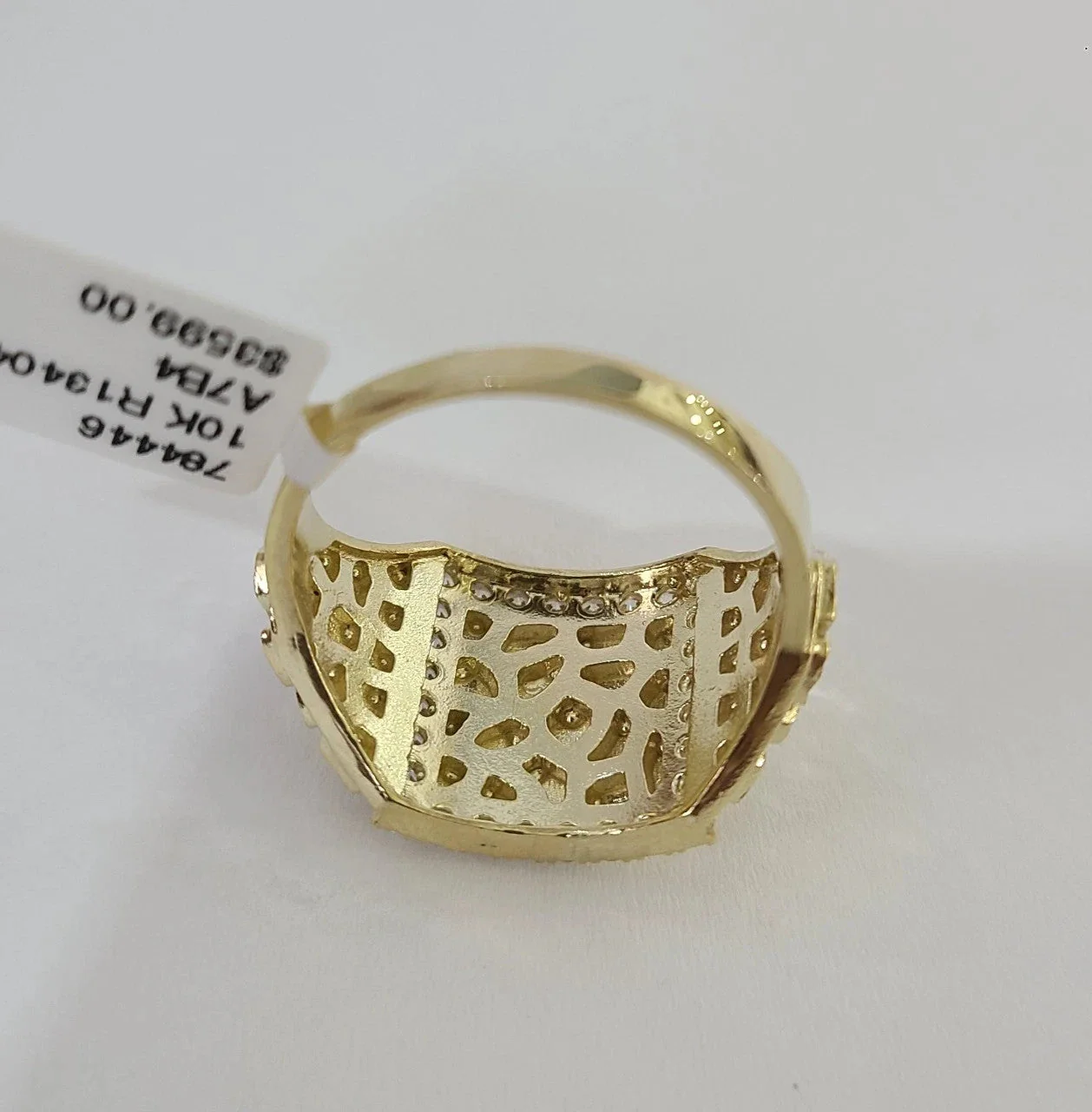 10k Nugget Ring Yellow Gold Women Men Real Genuine 10Kt - Image 5