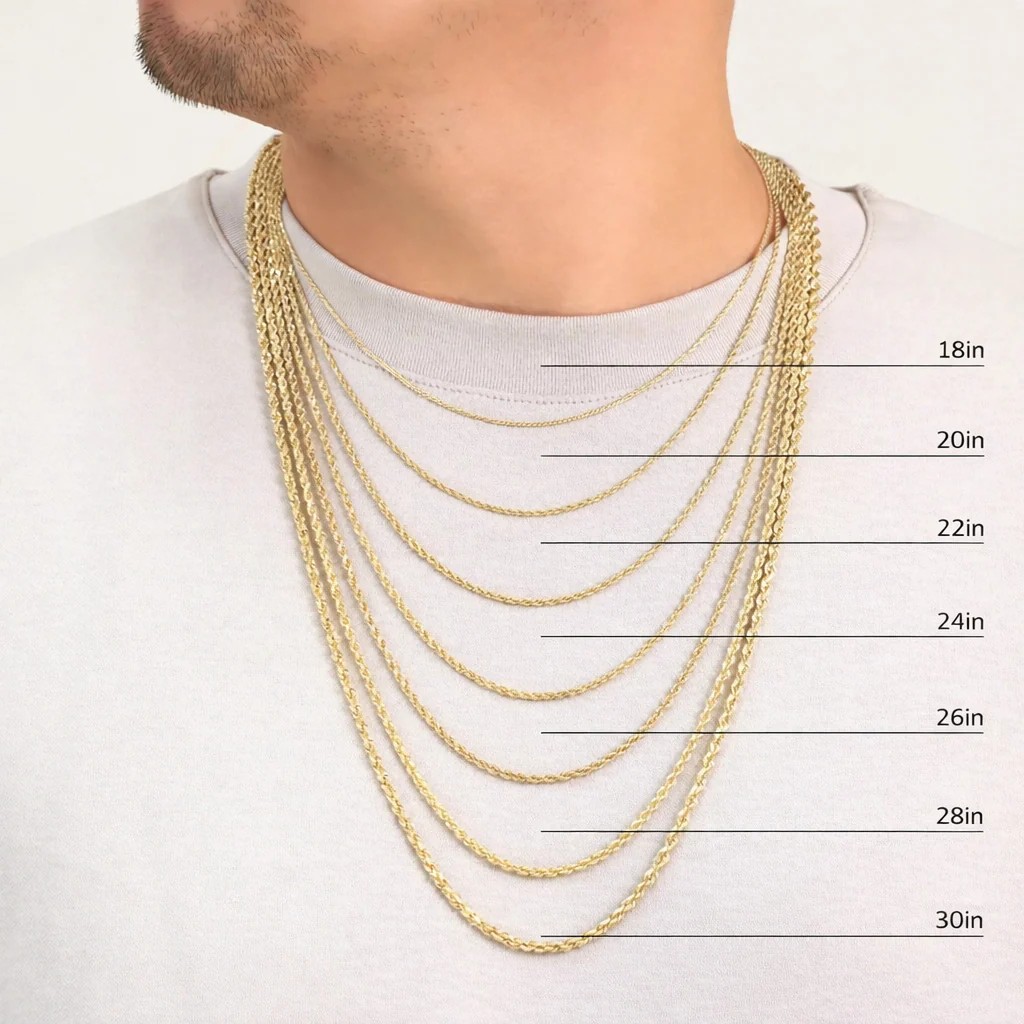 10k Solid Gold Miami Cuban Chain 2mm 3mm 4mm 5mm 18 20 22 24 inch Men Women - Image 12