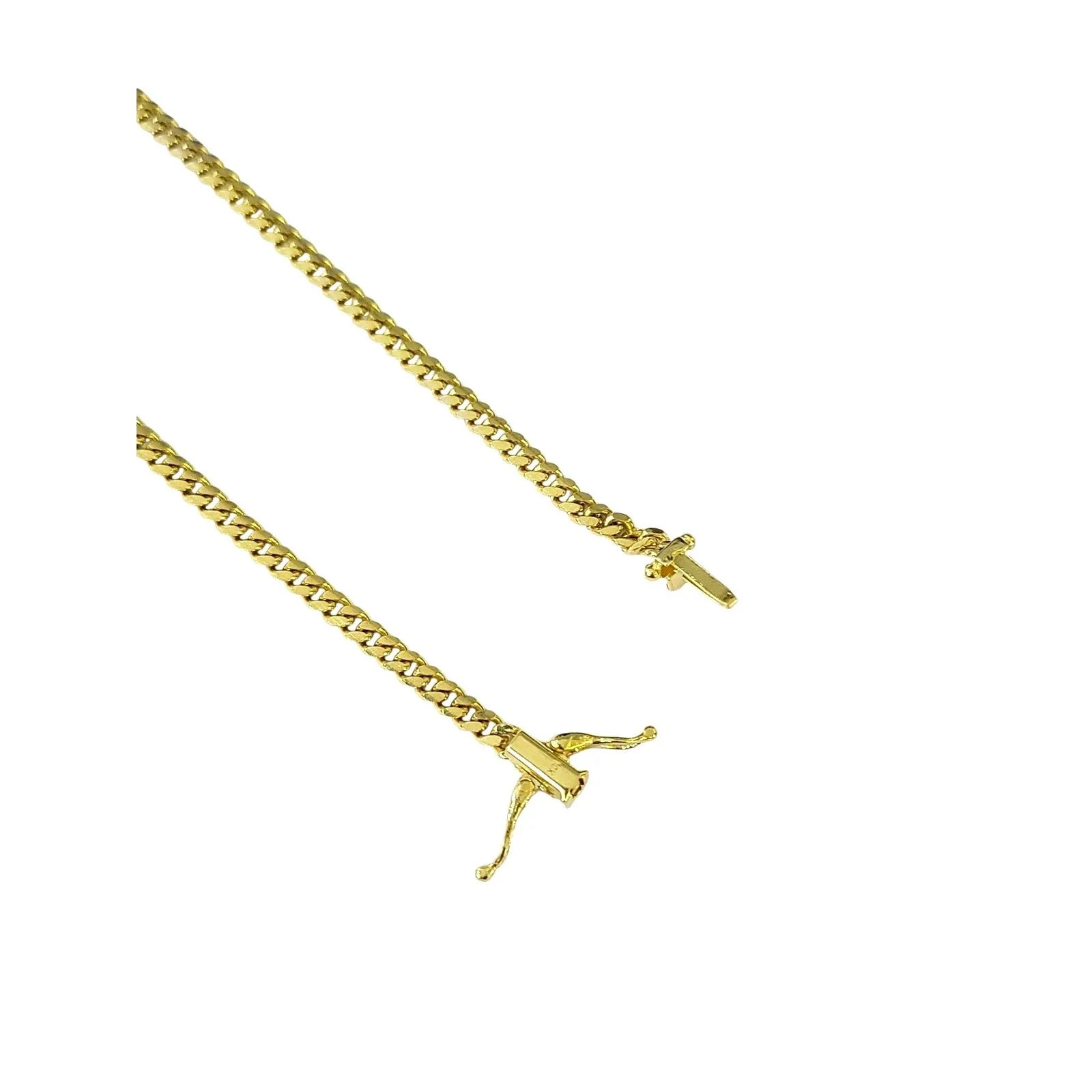 10k Solid Gold Miami Cuban Chain 2mm 3mm 4mm 5mm 18 20 22 24 inch Men Women - Image 7