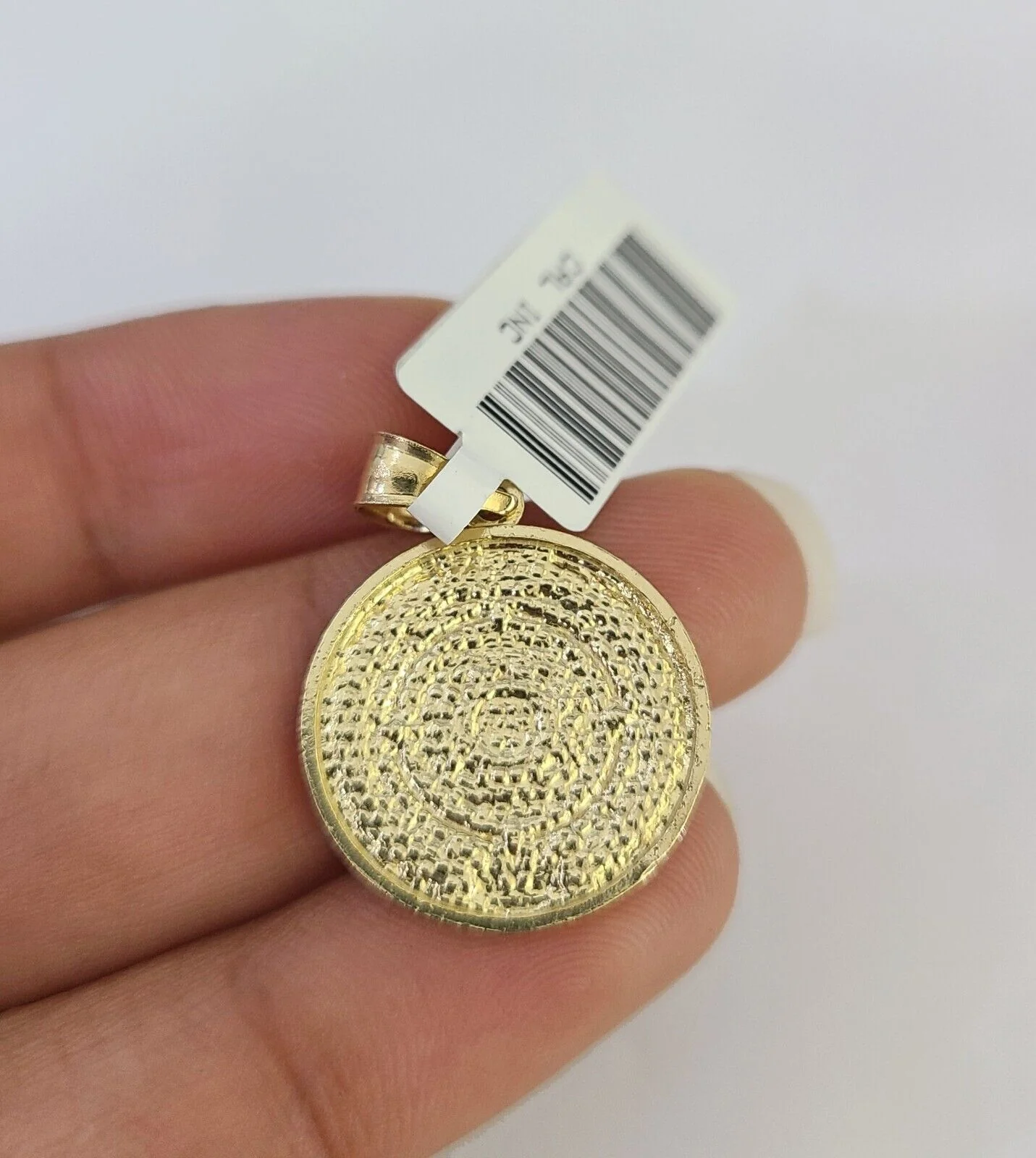10k Solid Rope Chain Mayan Calendar Pendant Charm Necklace 18-24" SET 2mm - Image 8