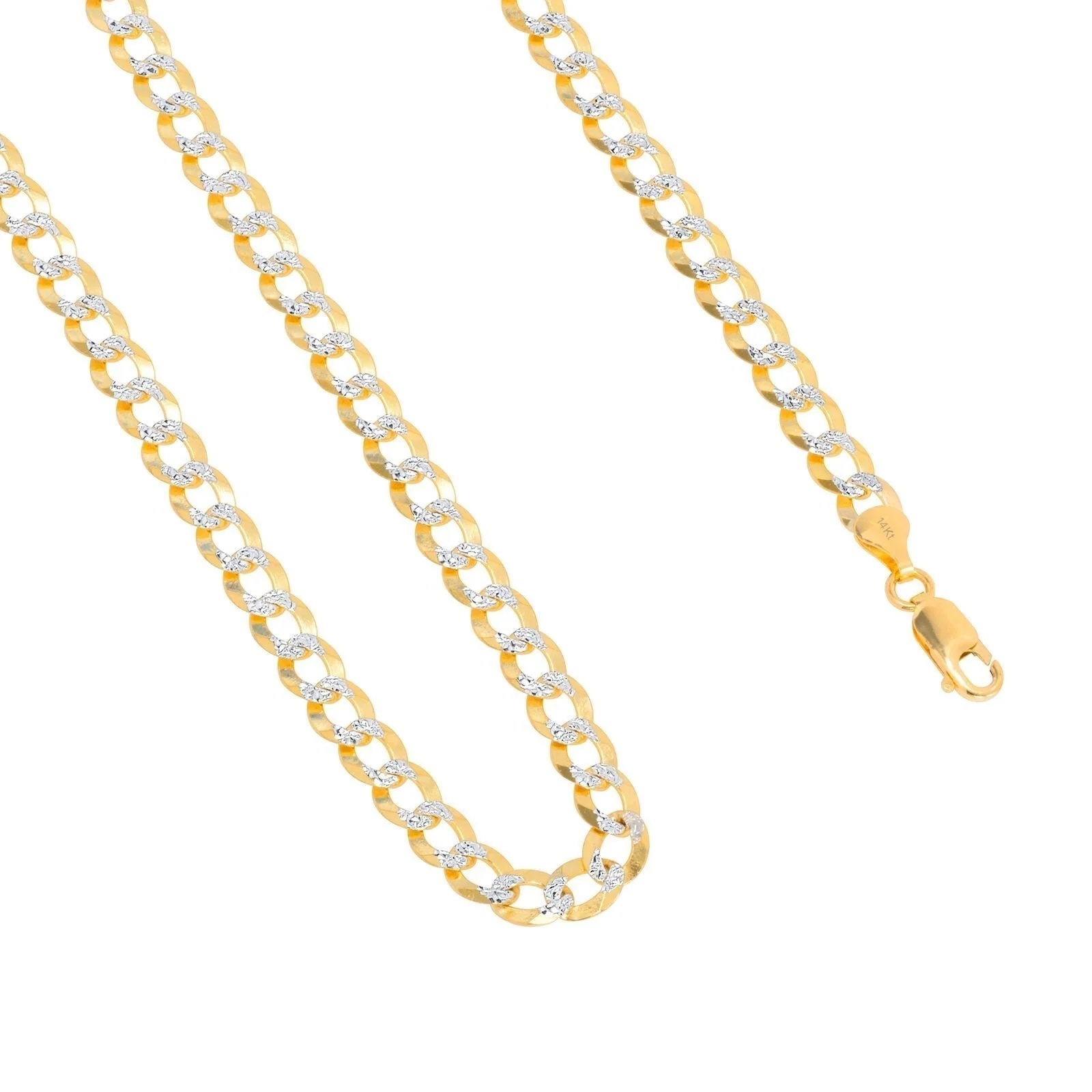 10K Solid Yellow Gold Cuban Curb Chain 12mm Diamond Cut Necklace 26'' Inches - Image 7