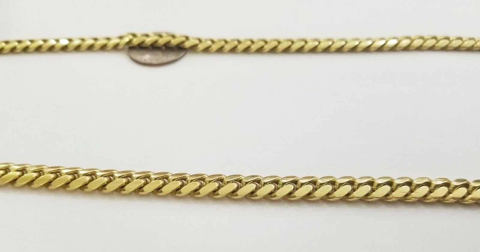 10K SOLID Yellow Gold Miami Cuban Chain 8mm 24" Inch men's Real gold 10kt - Image 5
