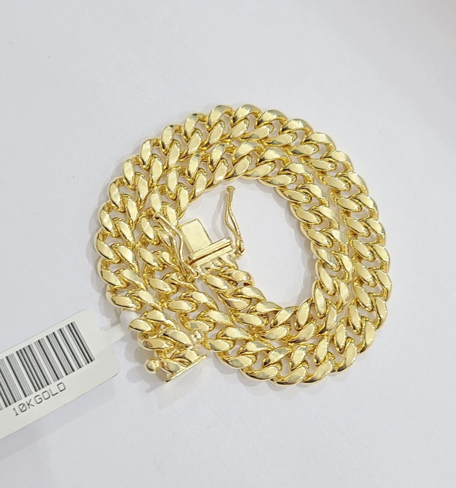 10k Yellow Gold Bracelet Miami Cuban Link 8 inch 6mm REAL 10kt Men Women - Image 4