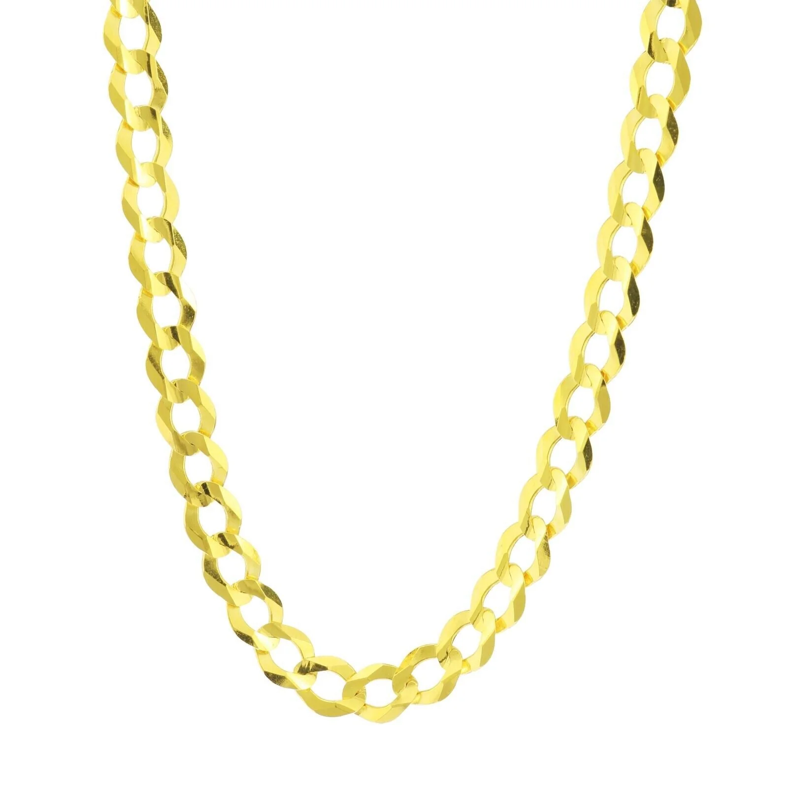 10k Yellow Gold Cuban Curb Link Chain 8mm Necklace 28'' Real 10kt Lobster Lock - Image 6
