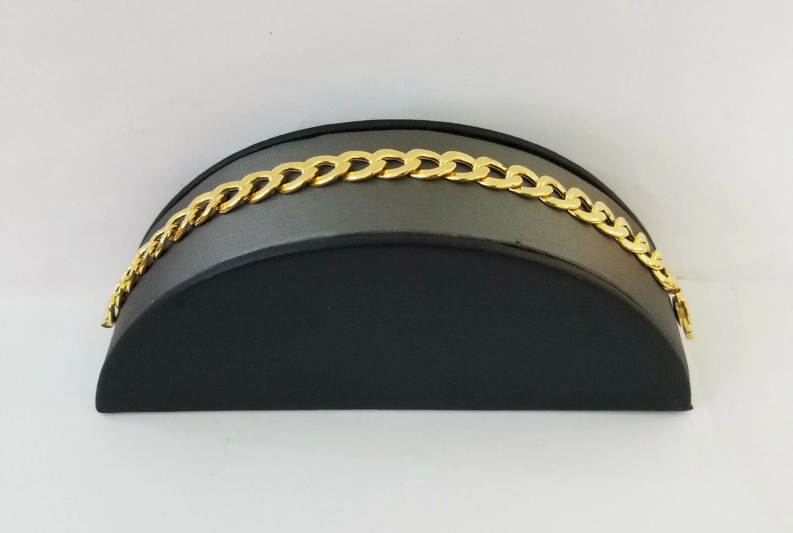 10k Yellow Gold Cuban Link Bracelet 10mm Link 8 inch  Real gold hand chain 10kt - Image 8