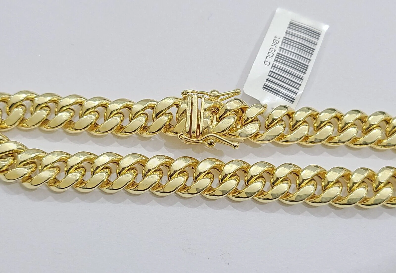 10k Yellow Gold Miami Cuban Link Bracelet 8 inch 8mm Real 10kt Box Lock Men - Image 6