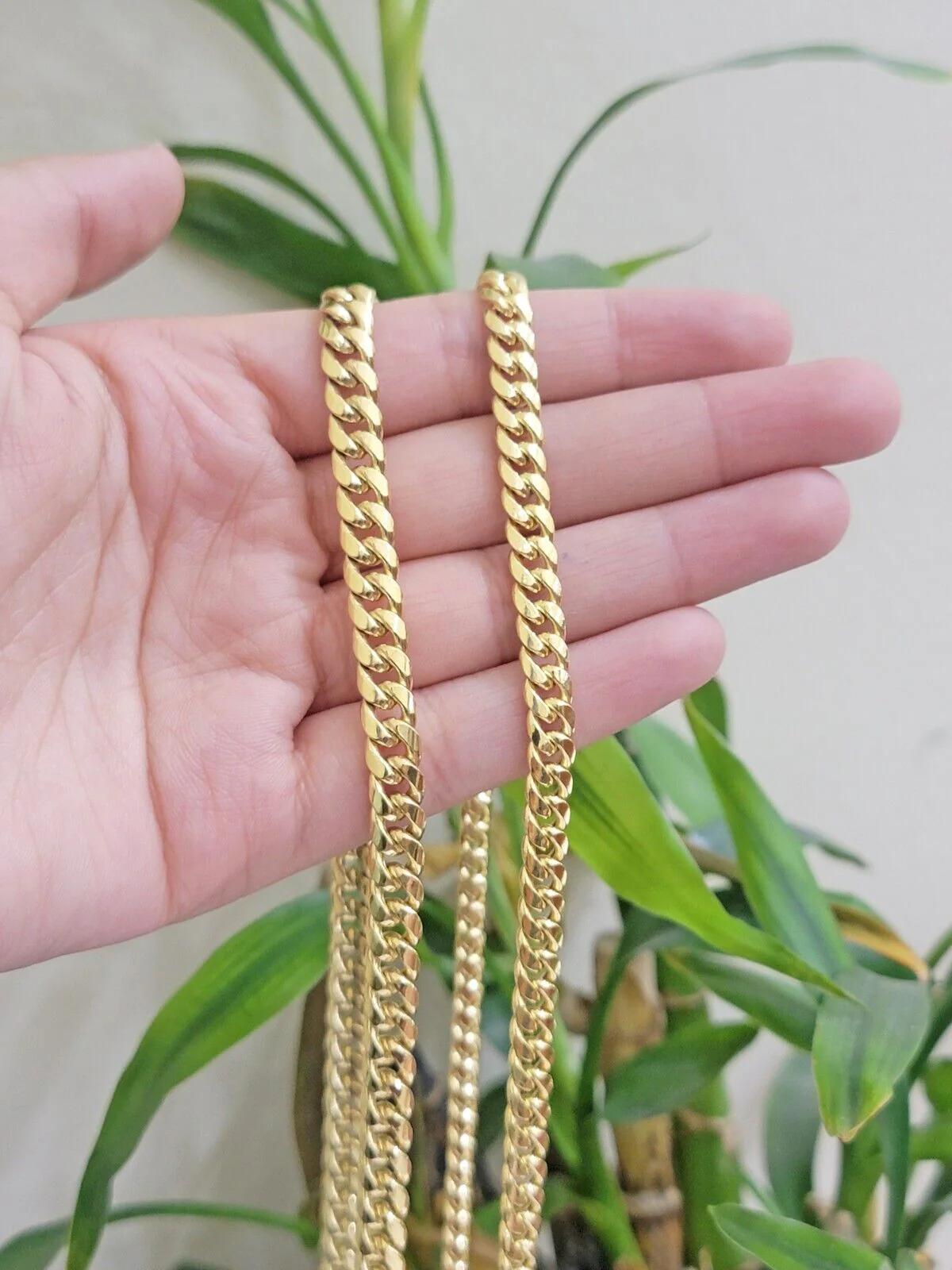 10k Yellow Gold Miami Cuban Link Chain Box Necklace 6mm 20-24 Inch Real - Image 7