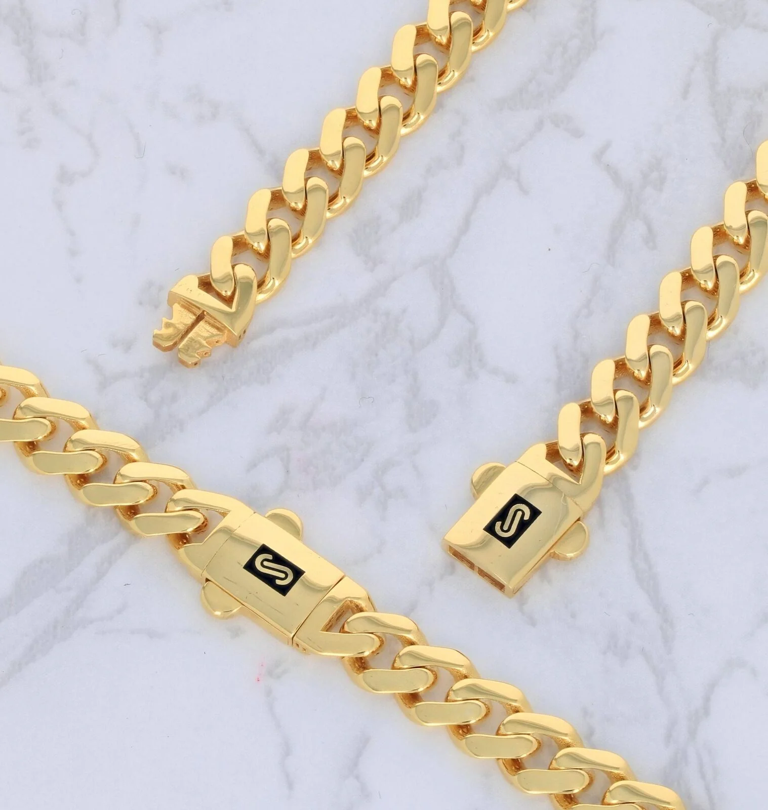 10k Yellow Gold Miami Cuban Royal Monaco Curb Link Chain 7.5mm Necklace 24" REAL - Image 5