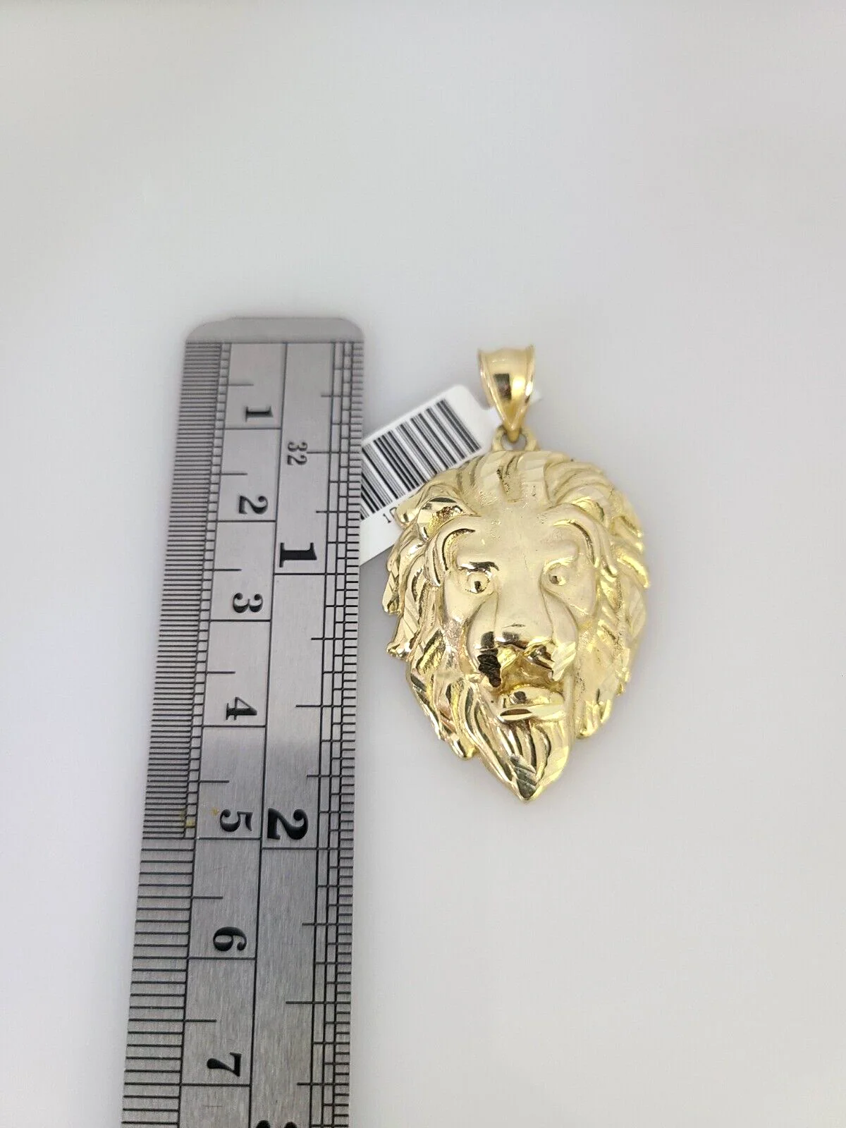 10kt Gold Miami Cuban Chain Lion Head Charm Pendant 5mm 18-28 Inch Necklace - Image 3