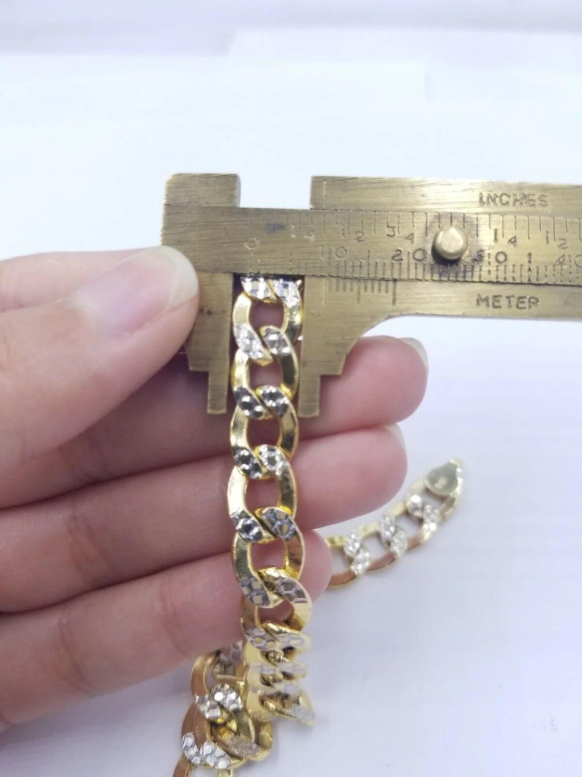 12MM Real Gold Mens Necklace Cuban Link 30" Diamond Cut 10k Yellow Gold Chain - Image 4