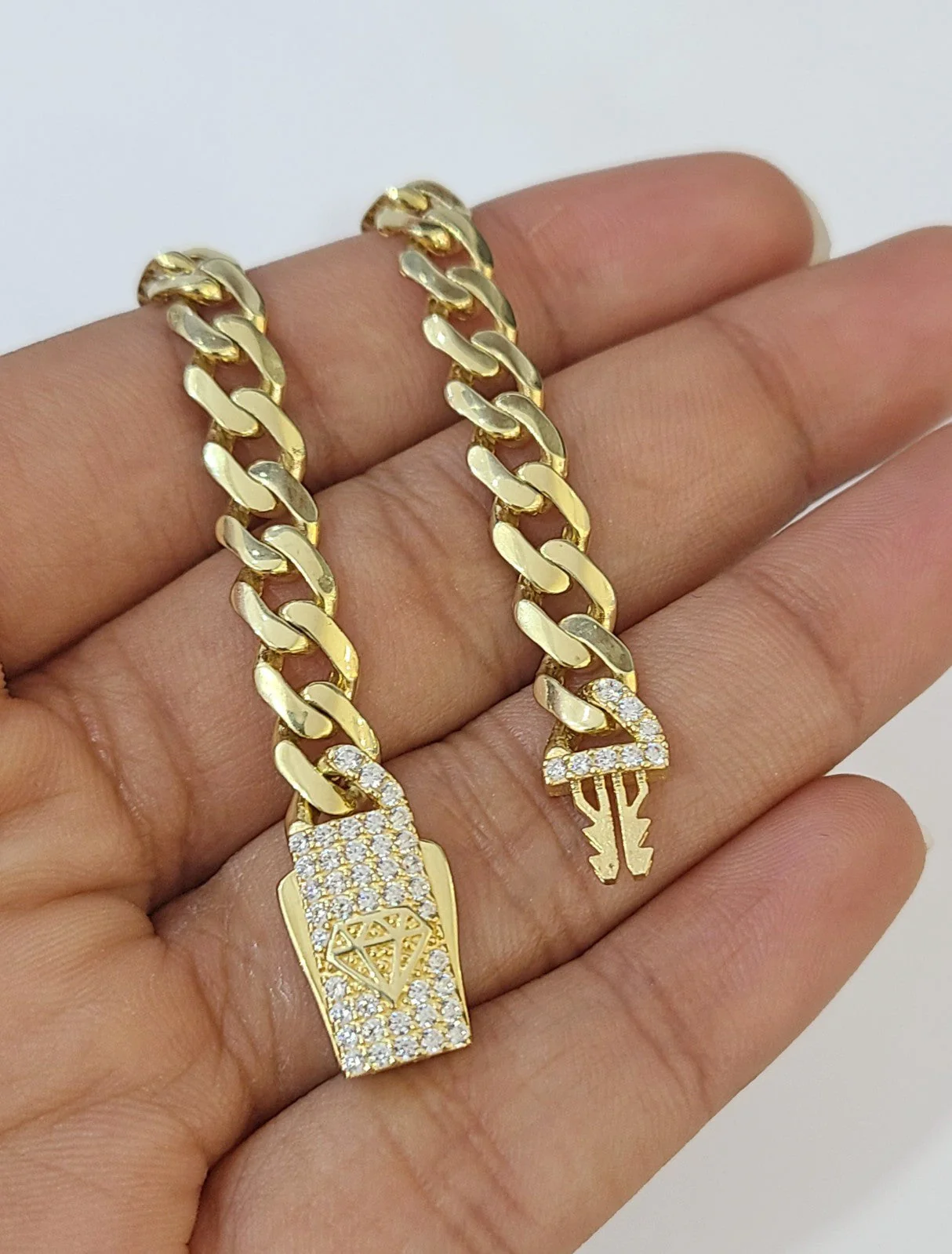 14k Gold Bracelet Royal Monaco 6mm 7.5" Inch Real 14kt Gold Box clasp REAL - Image 3