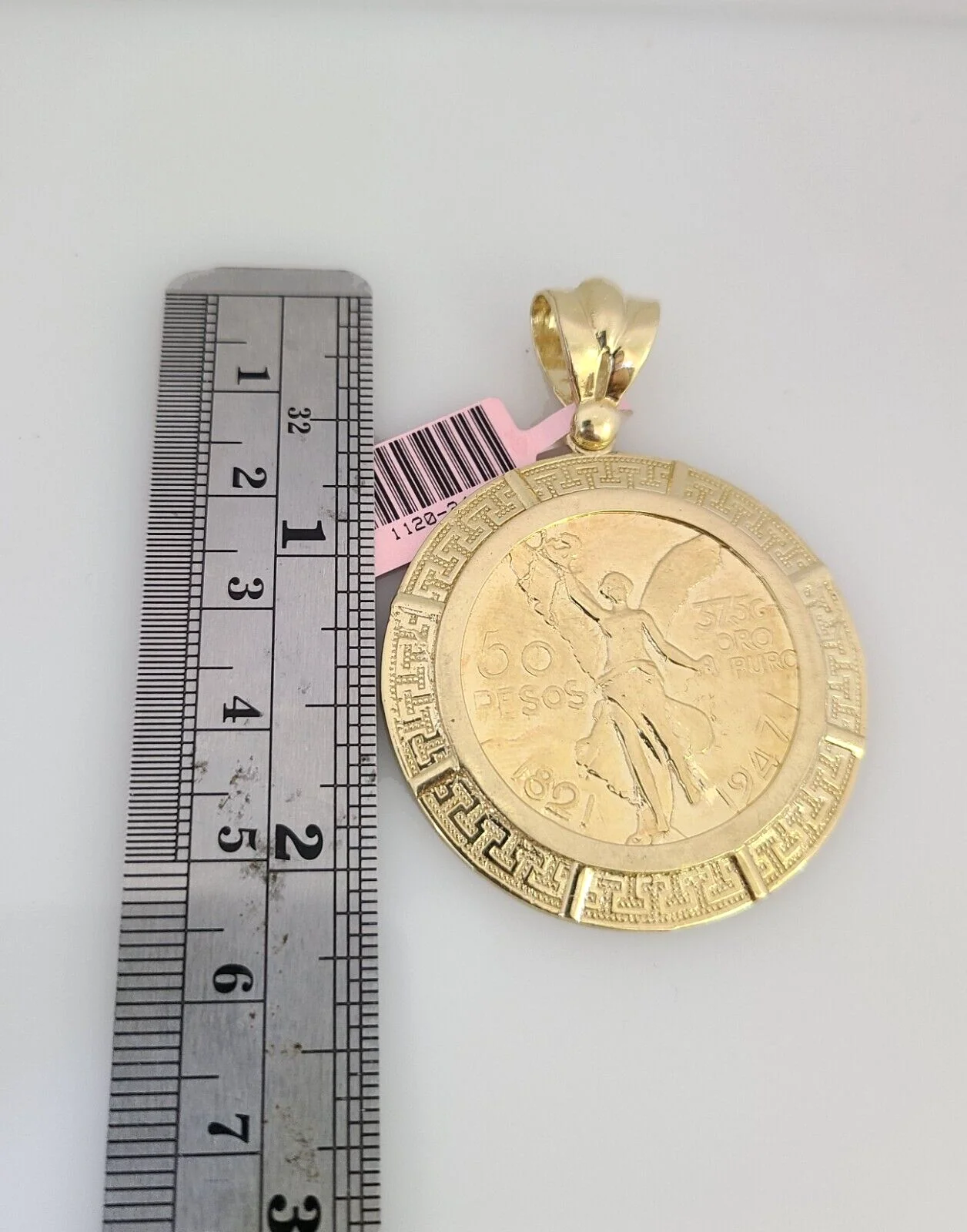 14k Gold Chain Centanario Charm Solid Cuban Curb 10mm 20"-30" SET Necklace - Image 3
