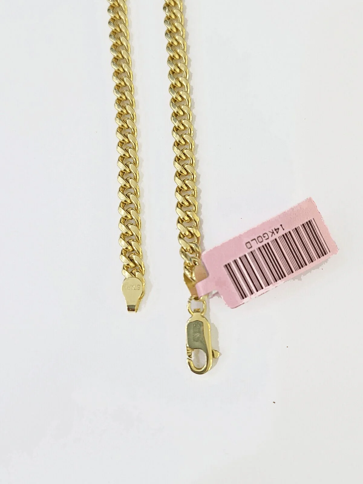 14k Gold Miami Cuban Link Chain Necklace 5mm 22" box Lock REAL 14kt Yellow Gold - Image 4