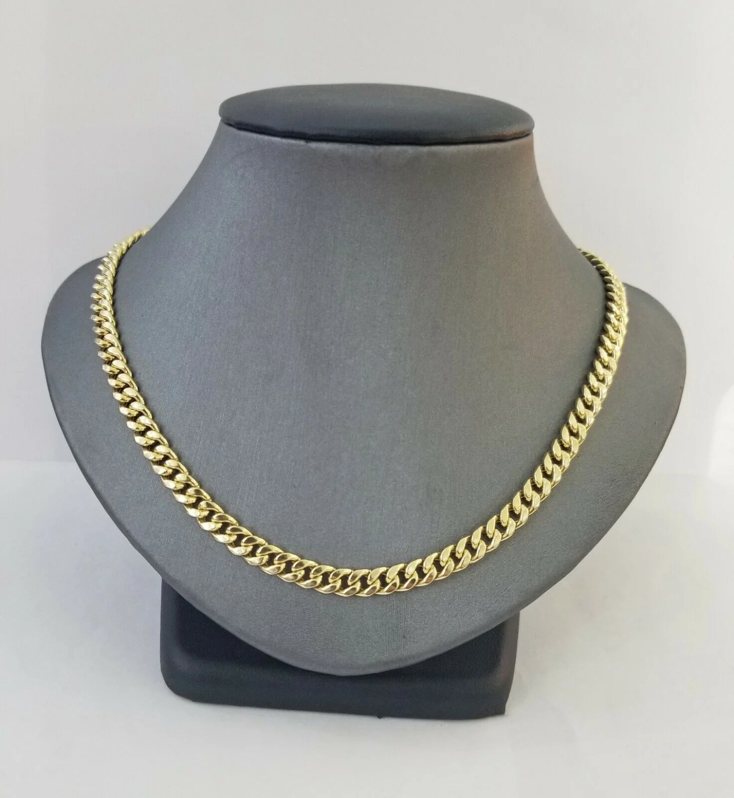 14k Gold Miami Cuban Link Chain Necklace 6mm 20" box Lock REAL 14kt Yellow Gold