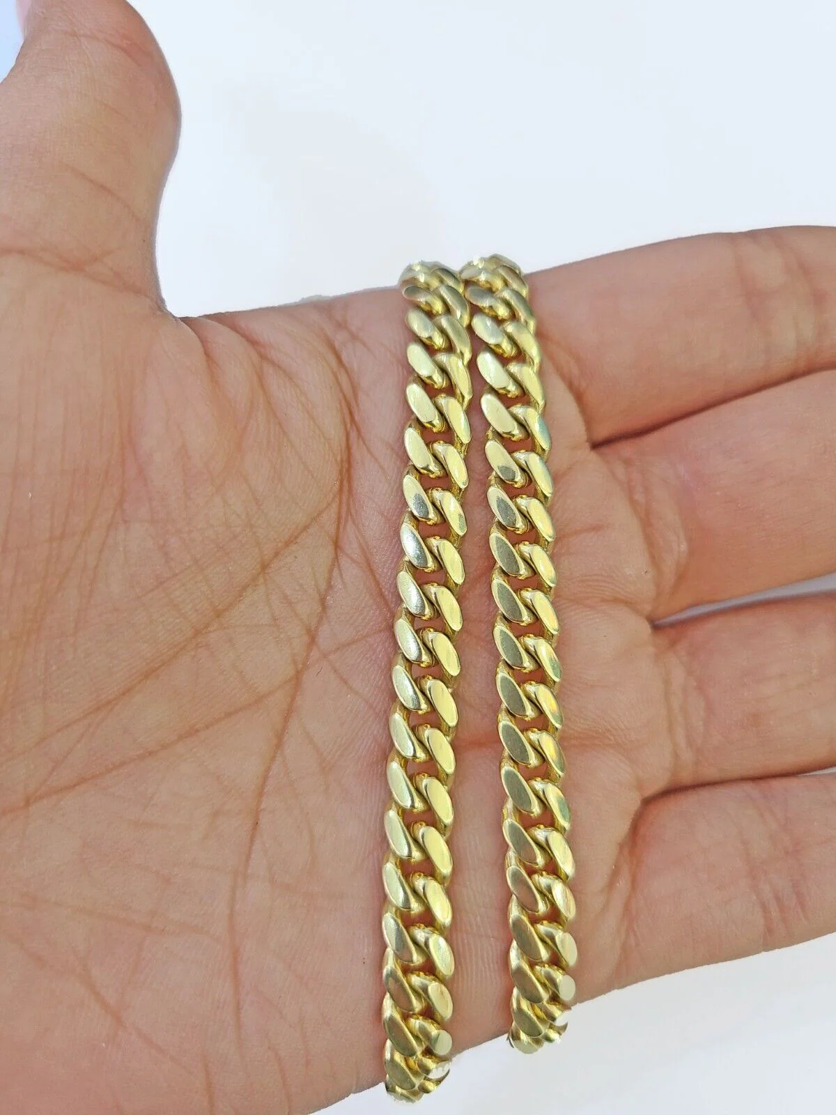 14k Gold Miami Cuban Link Chain Necklace 6mm 26" Box Lock REAL 14kt Yellow Gold - Image 3