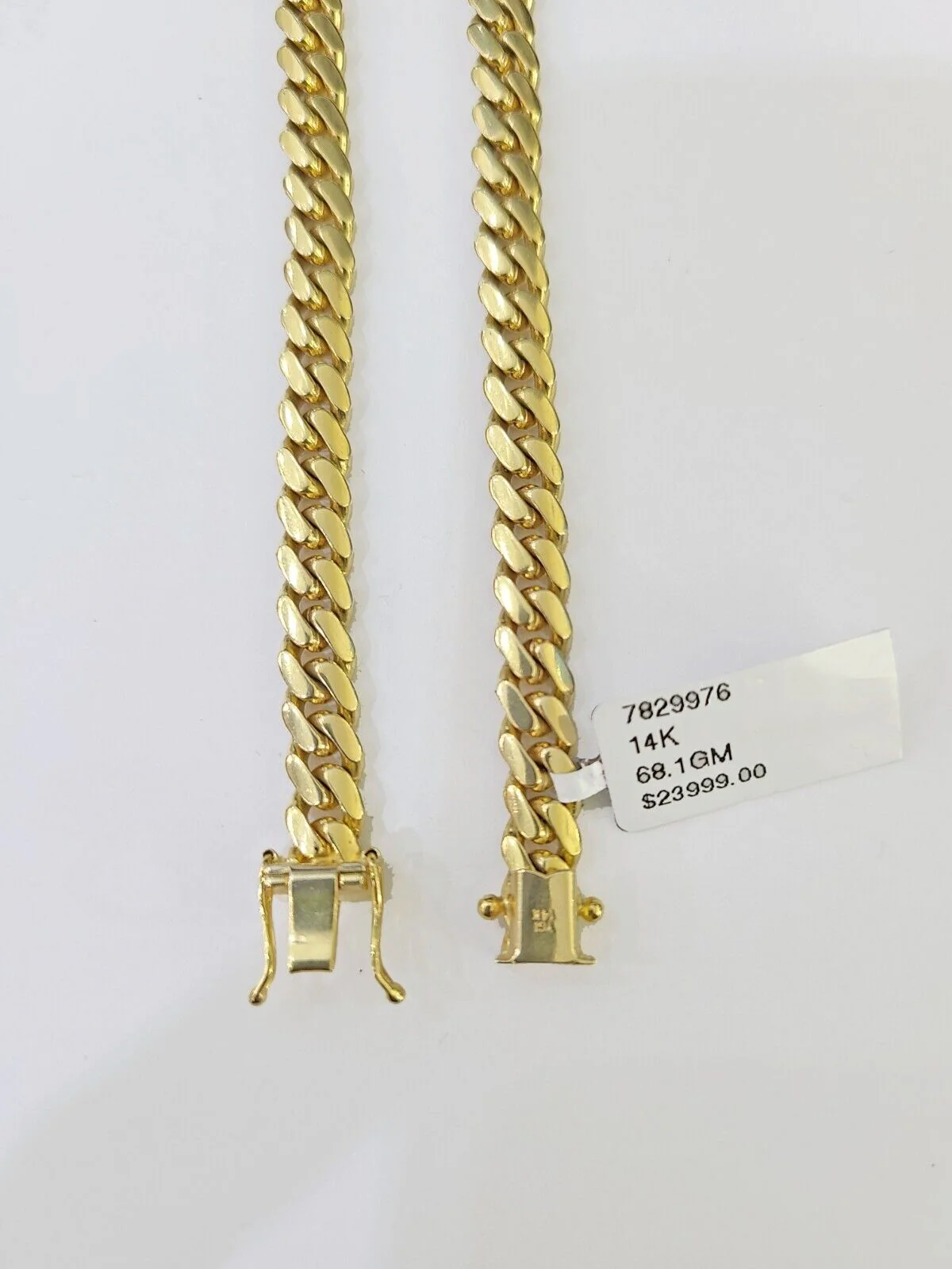 14k Gold Miami Cuban Link Chain Necklace 6mm 26" Box Lock REAL 14kt Yellow Gold - Image 4