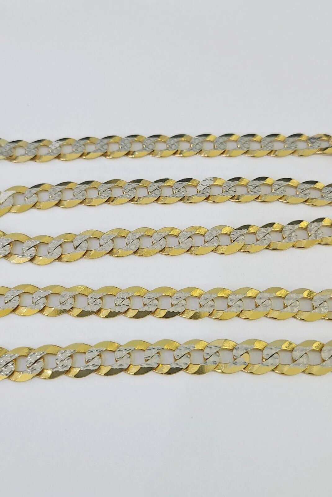 14k Gold Solid Cuban Curb Link Chain Necklace REAL 8mm 20-30 Inches Diamond Cuts - Image 5