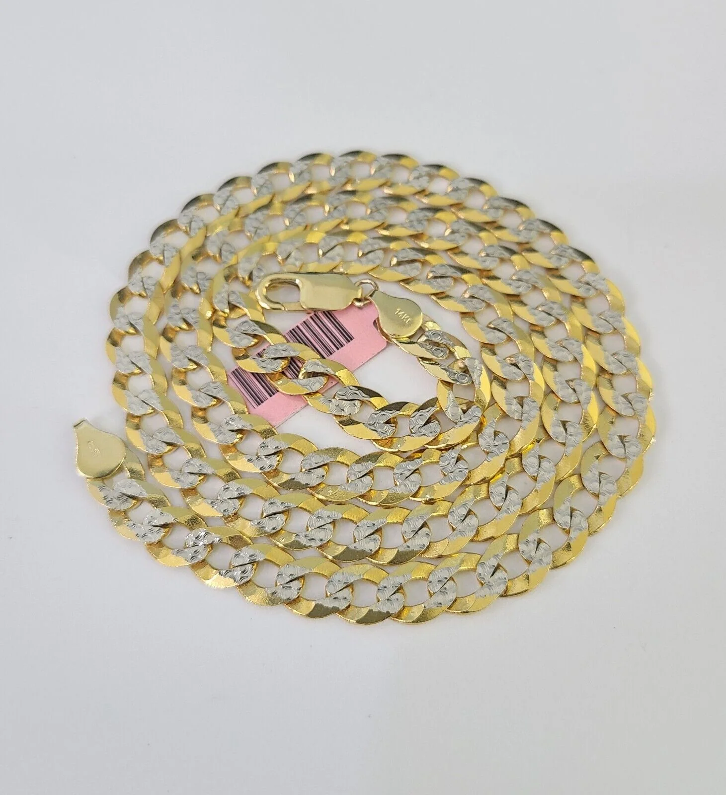 14k Gold Solid Cuban Curb Link Chain Necklace REAL 8mm 20-30 Inches Diamond Cuts - Image 7