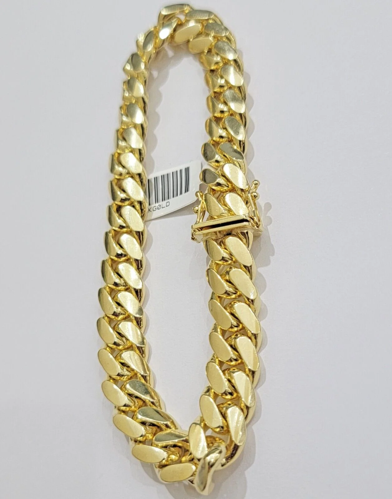 14k Yellow Gold Bracelet 9 Inch Solid 9mm Miami Cuban Link Mens Real 14kt Heavy - Image 4