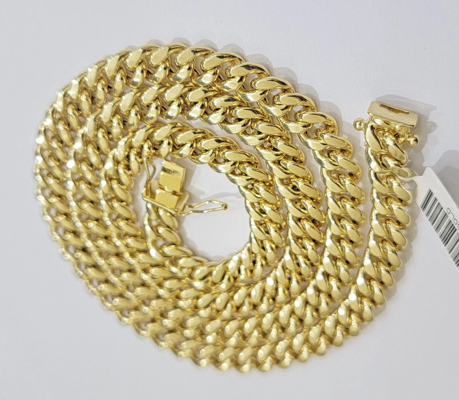 14k Yellow Gold Chain 18 Inch 8mm Miami Cuban Link Men Women Necklace REAL 14KT - Image 7
