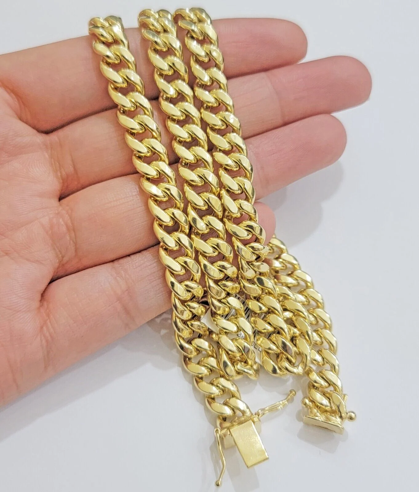 14k Yellow Gold Chain 22 Inch 8mm Miami Cuban Link Men Women Necklace REAL 14KT - Image 5