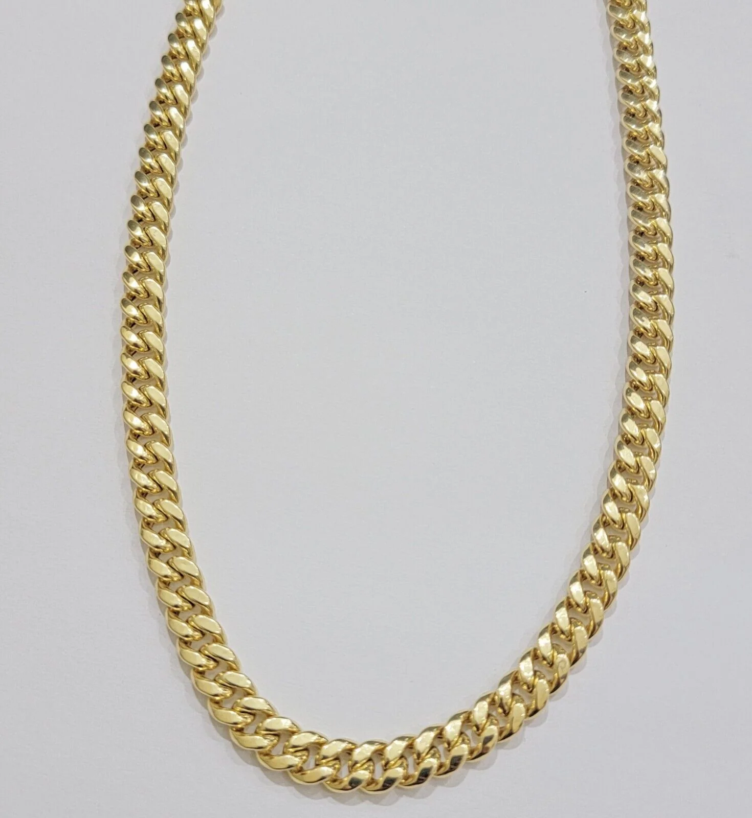 14k Yellow Gold Chain 22 Inch 8mm Miami Cuban Link Men Women Necklace REAL 14KT - Image 6