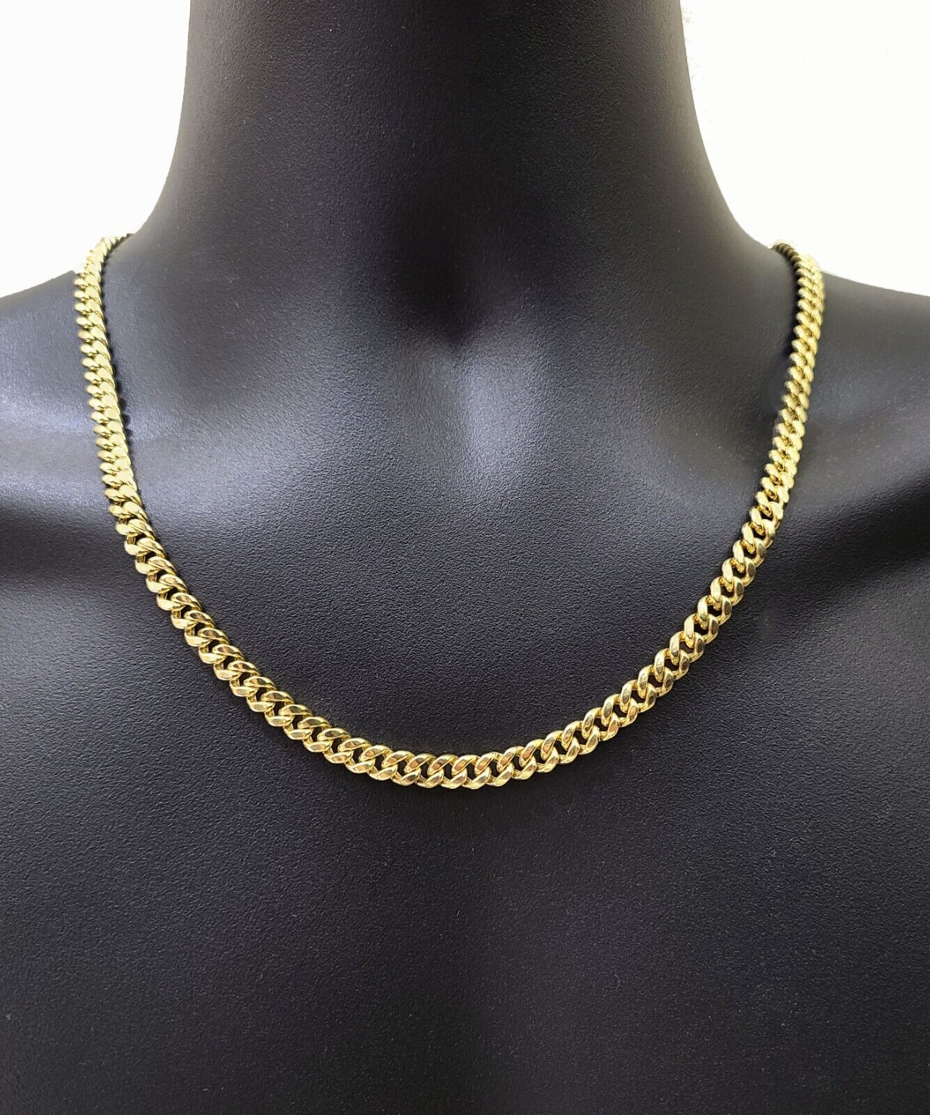 14k Yellow Gold Miami Cuban Link Chain 7mm 24" Necklace Box Lock REAL - Image 6