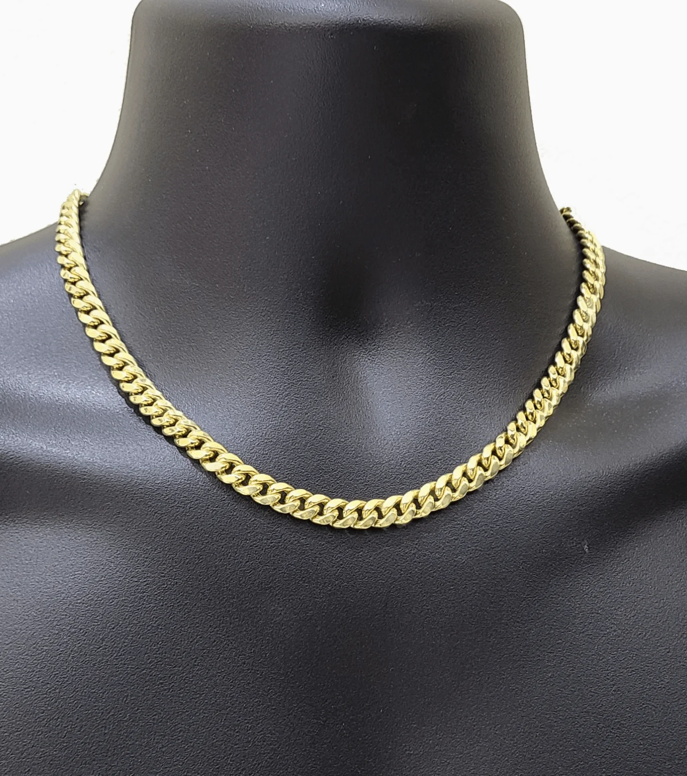 14k Yellow Gold Miami Cuban Link Chain 8mm 20" Necklace Box Lock REAL - Image 6