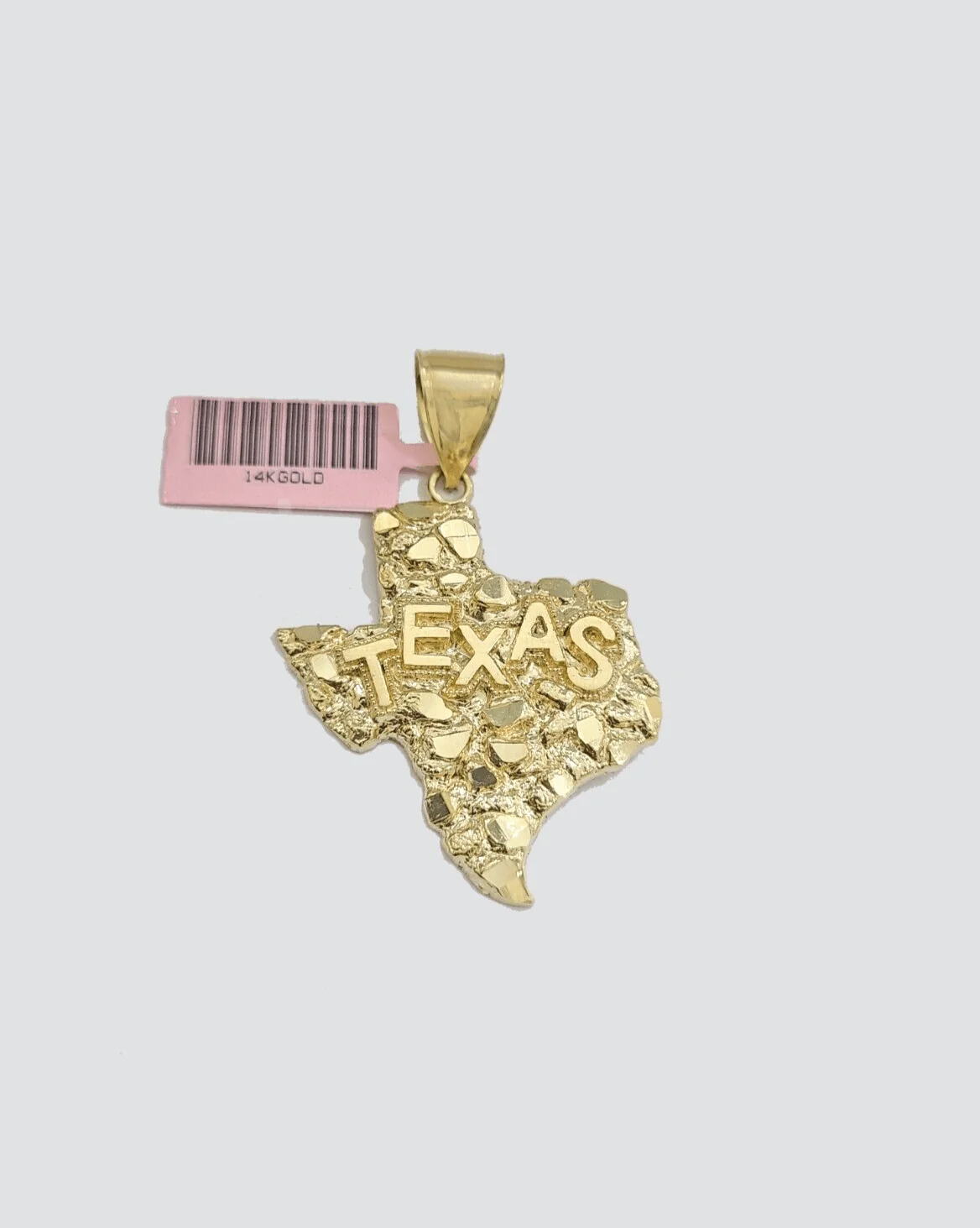 14k Yellow Gold Rope Chain 22'' Inch Necklace Texas Map Charm Pendant Real 14kt - Image 10