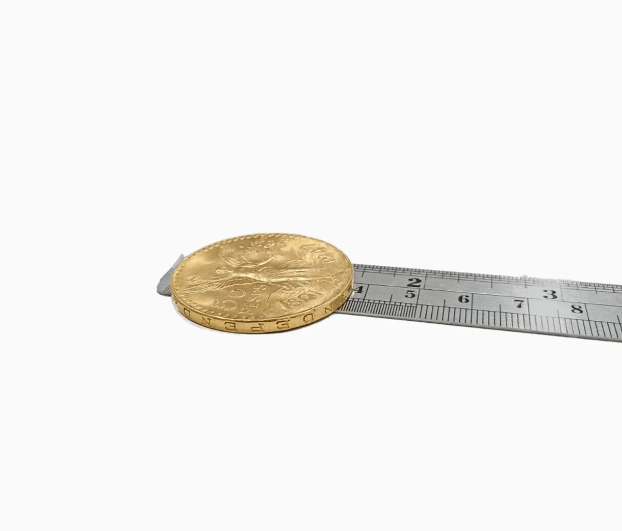 1947 Mexican Centenaro 50 Gold Pesos Coin Solid 22k Yellow Gold, Oro Centenario - Image 4