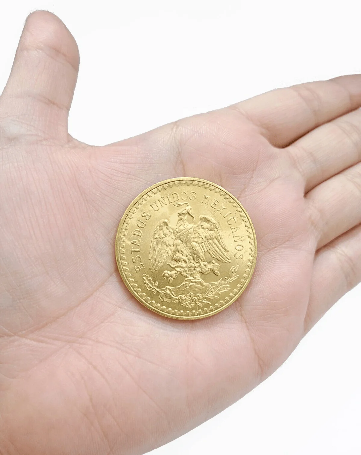 Centenario Coin 22k Solid Yellow Gold 50 Pesos 1947 Mexico/Mexican Coin Oro Puro - Image 3