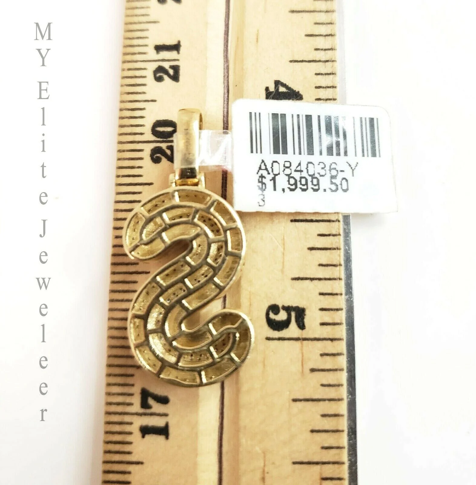 Mens Ladies Solid 10k 0.30CT Initial S Diamond Pendant Yellow Gold Alphabet REAL - Image 4