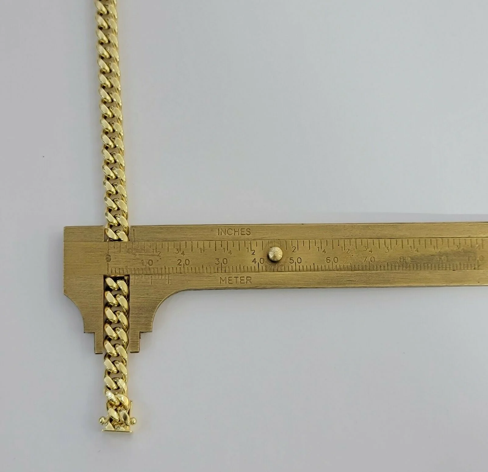 Real 10k Gold Bracelet Miami Cuban Link 9" 7mm REAL 10kt Yellow Gold STRONG,MENs - Image 9