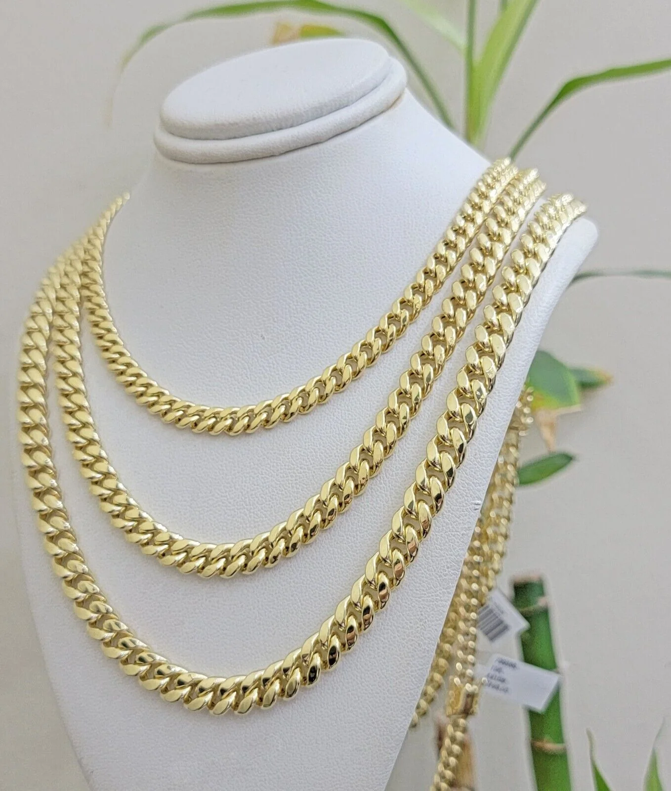 Real 10k Gold Chain Necklace Miami Cuban Link 20 - 30 Inch Mens 10KT 6mm 7mm 8mm - Image 10