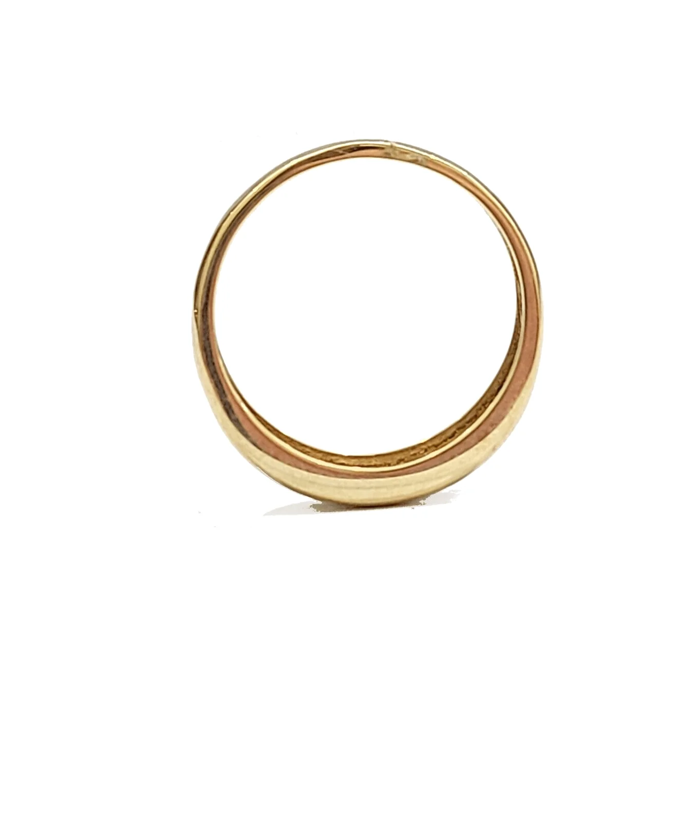 Real 10k Gold Men's Ring size 10.5 10kt Yellow gold, Wedding Band Diamond - Image 3