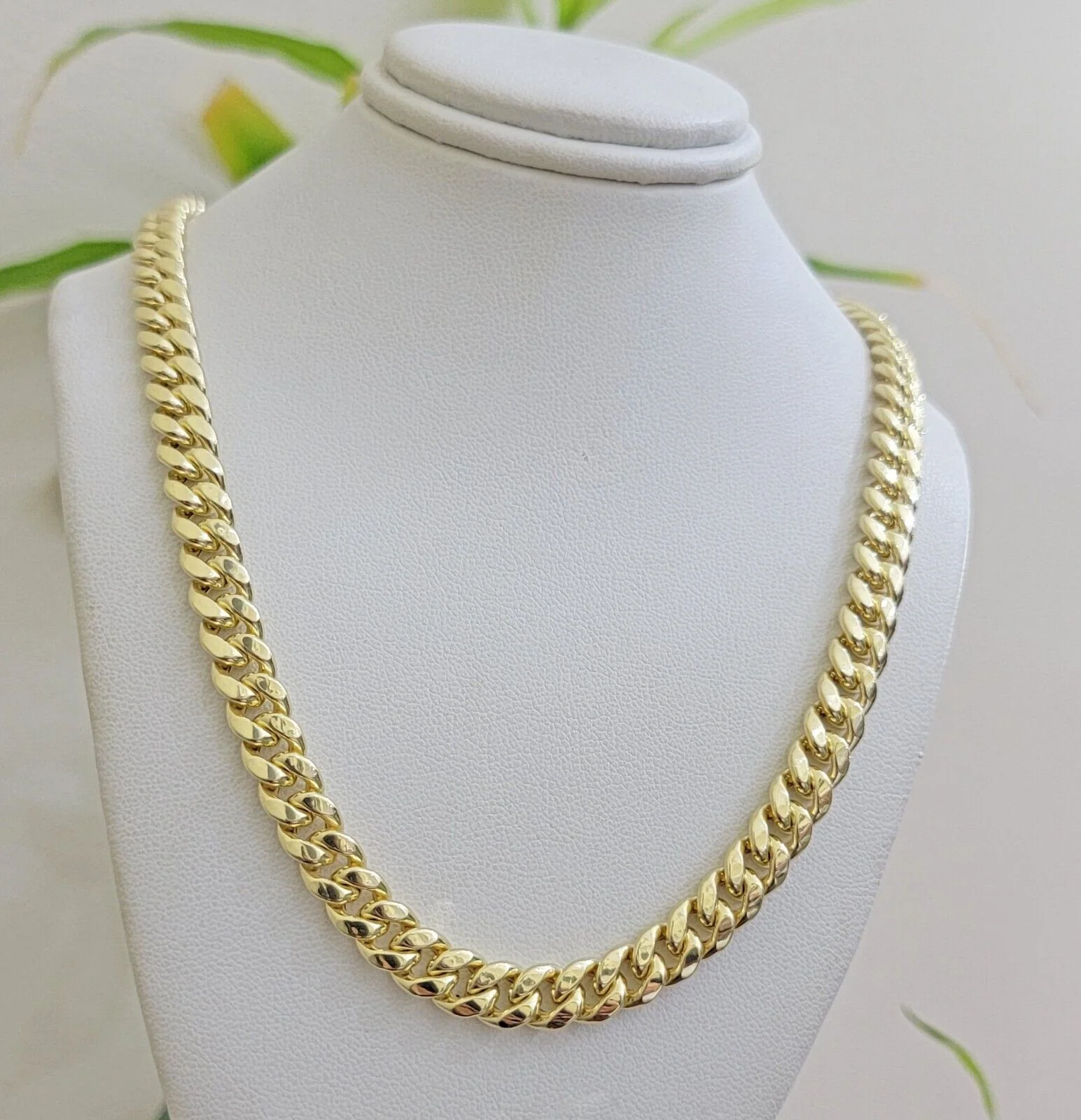 Real 10k Gold Necklace 8mm Miami Cuban Link Chain 20 - 30 Inch Men's 10KT STRONG - Image 8