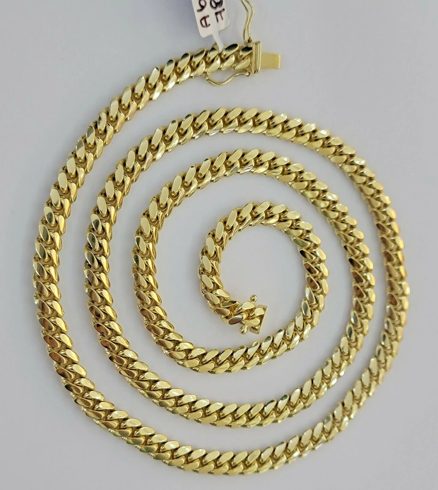 REAL 10k Gold Necklace Chain 6mm Miami Cuban Link 18-28" 10kt Yellow Gold SOLID - Image 9