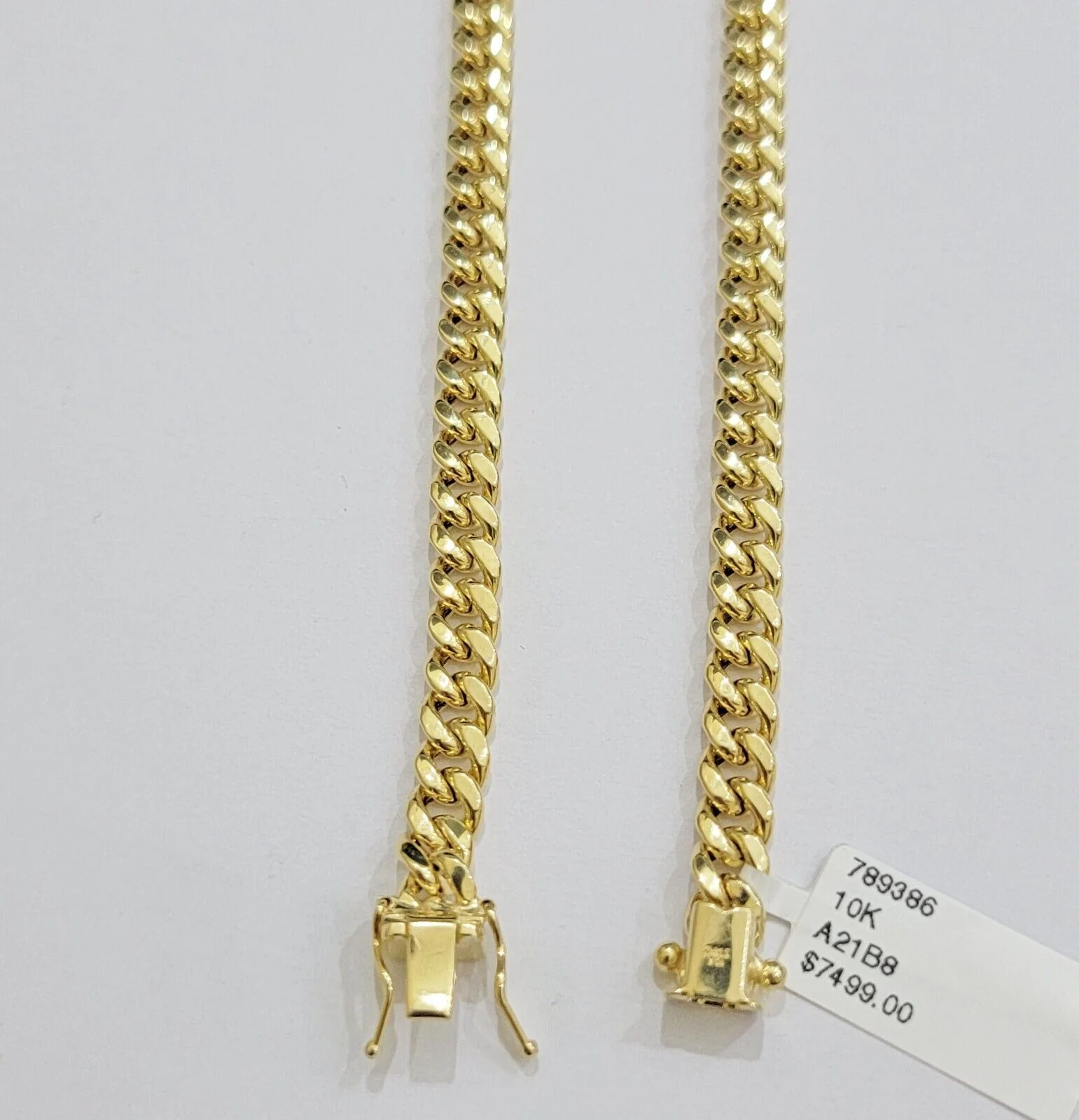 Real 10k Gold Necklace Miami Cuban Link 6mm Chain 20 - 30 Inch Men 10KT Box Lock - Image 5