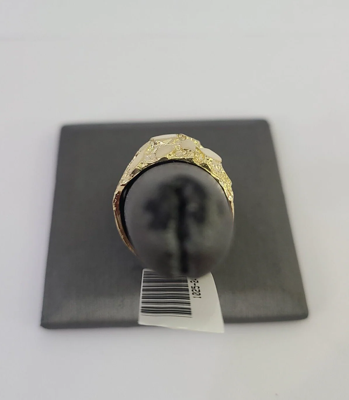 Real 10k Nugget Ring Yellow Gold Casual Ring 10kt Genuine All Sizes - Image 3